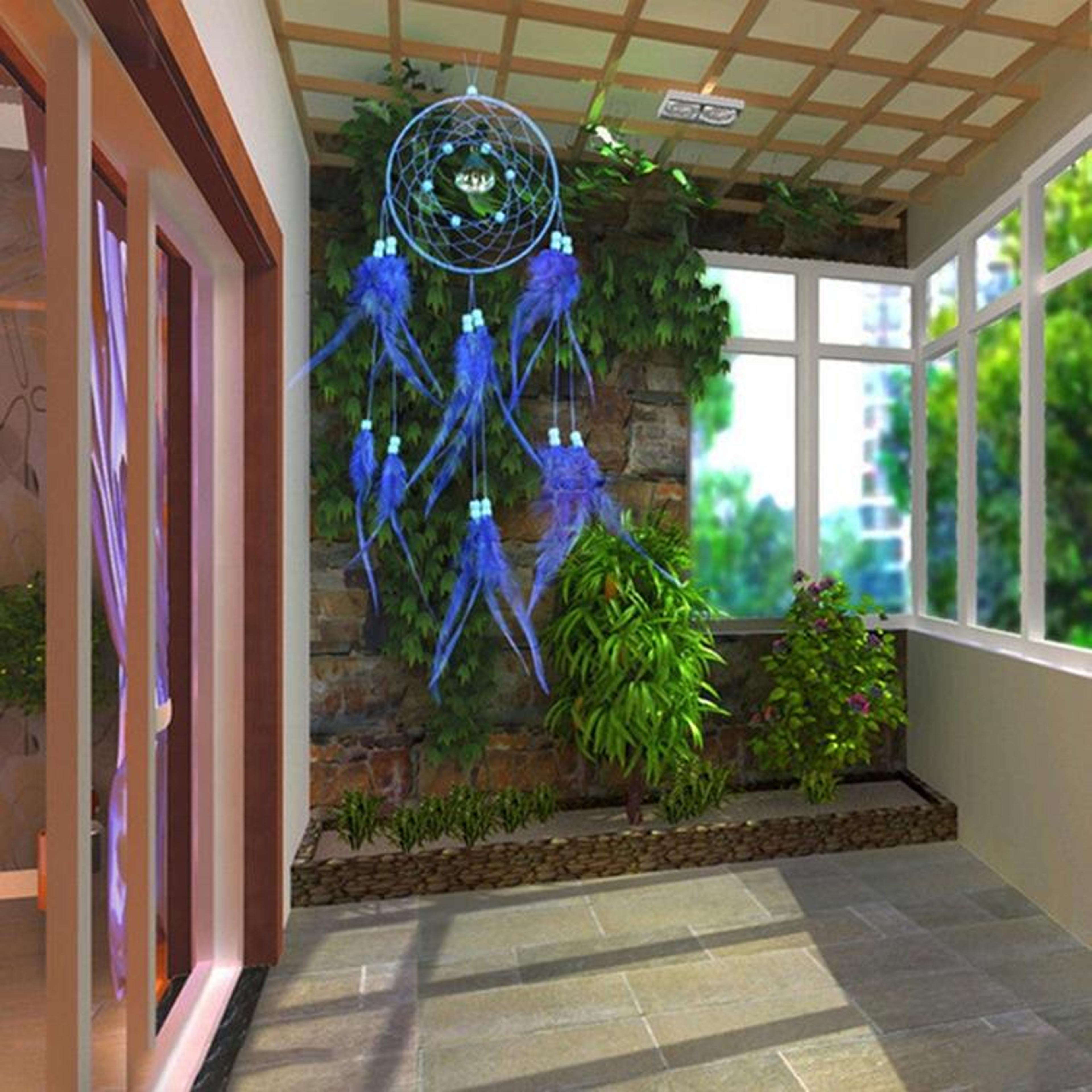 handwoven dream catcher wall hanging for boho home decor car hanging ornament