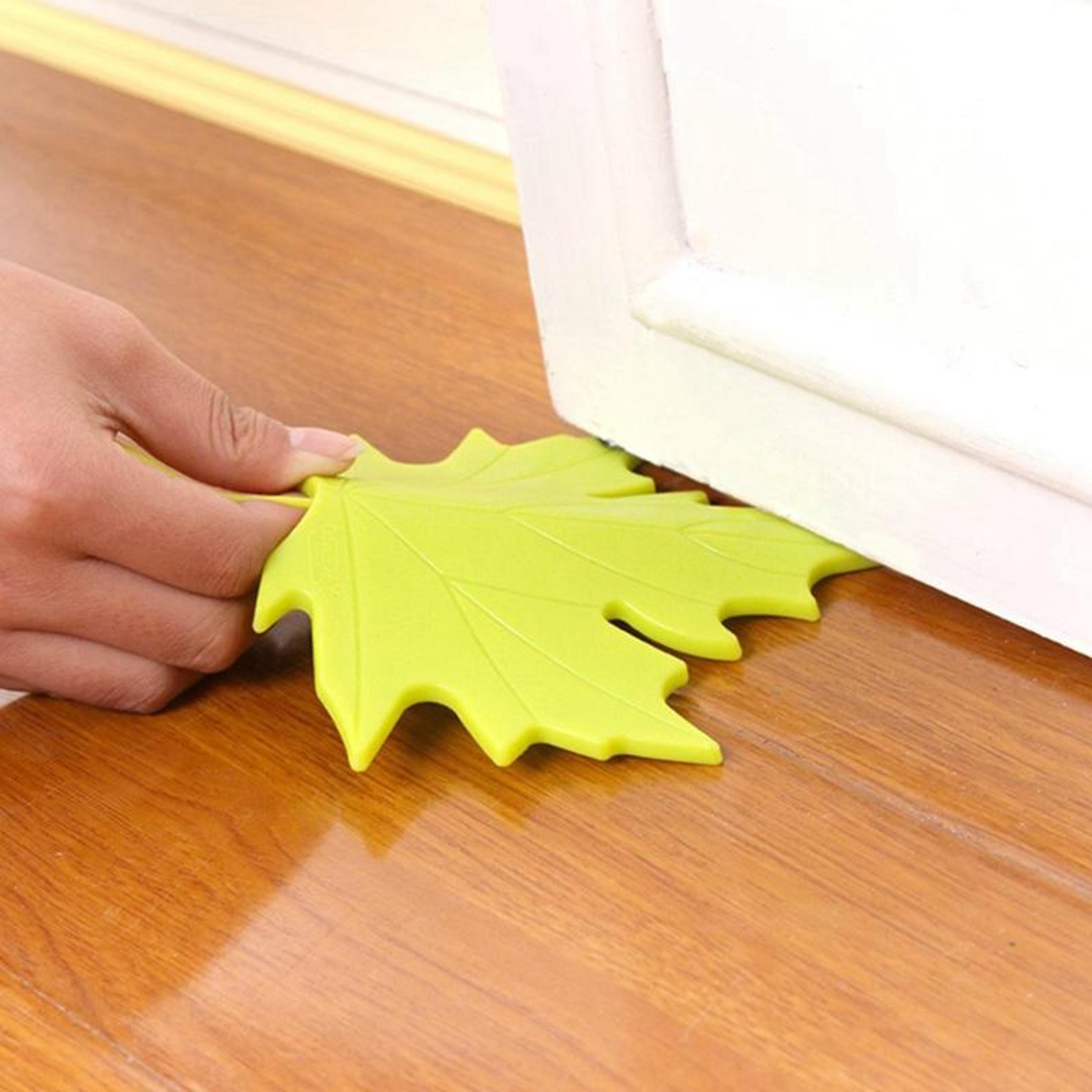 maple leaf door stopper finger safety decorative door wedge for home & office