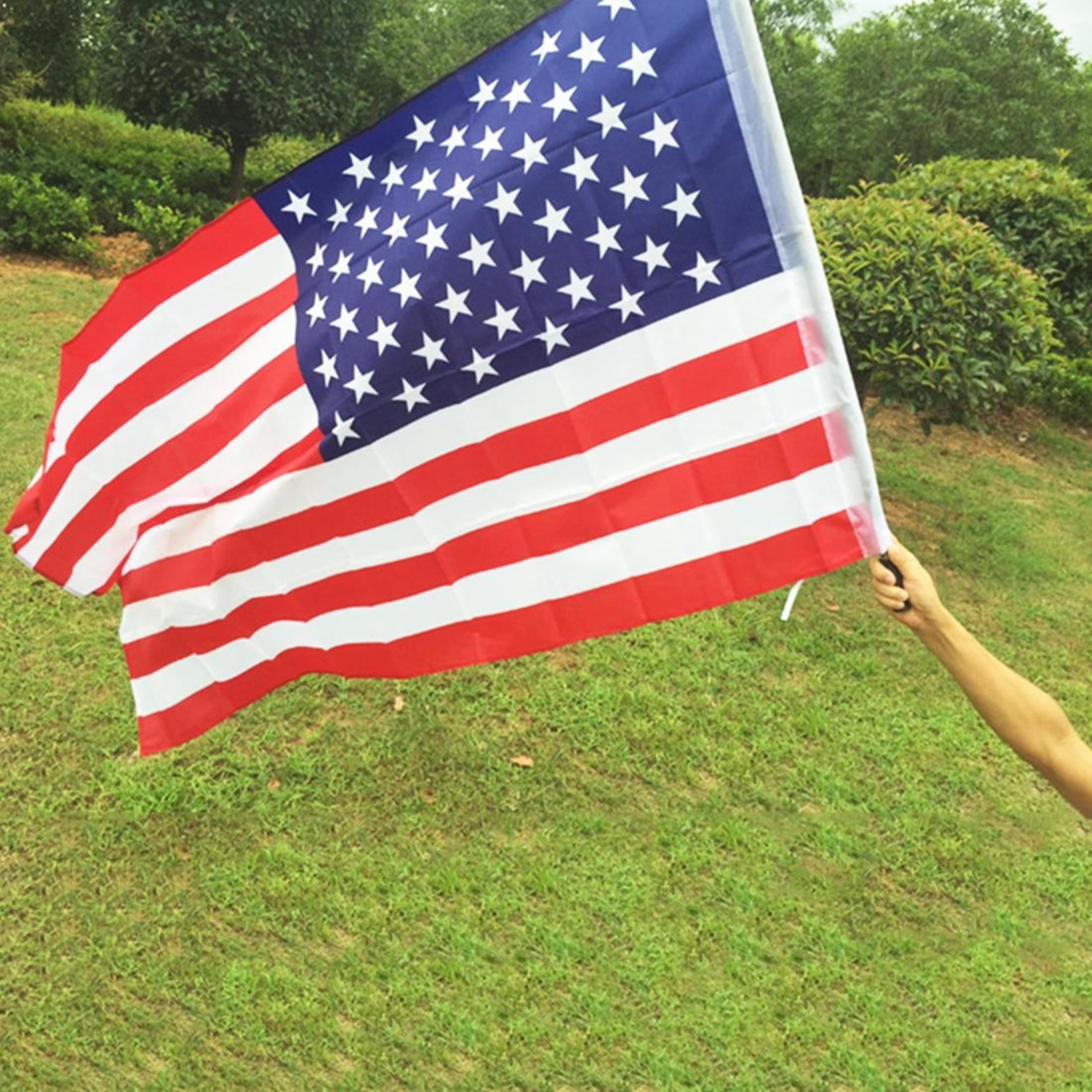 premium american flag polyester us flag for indoor & outdoor patriotic display