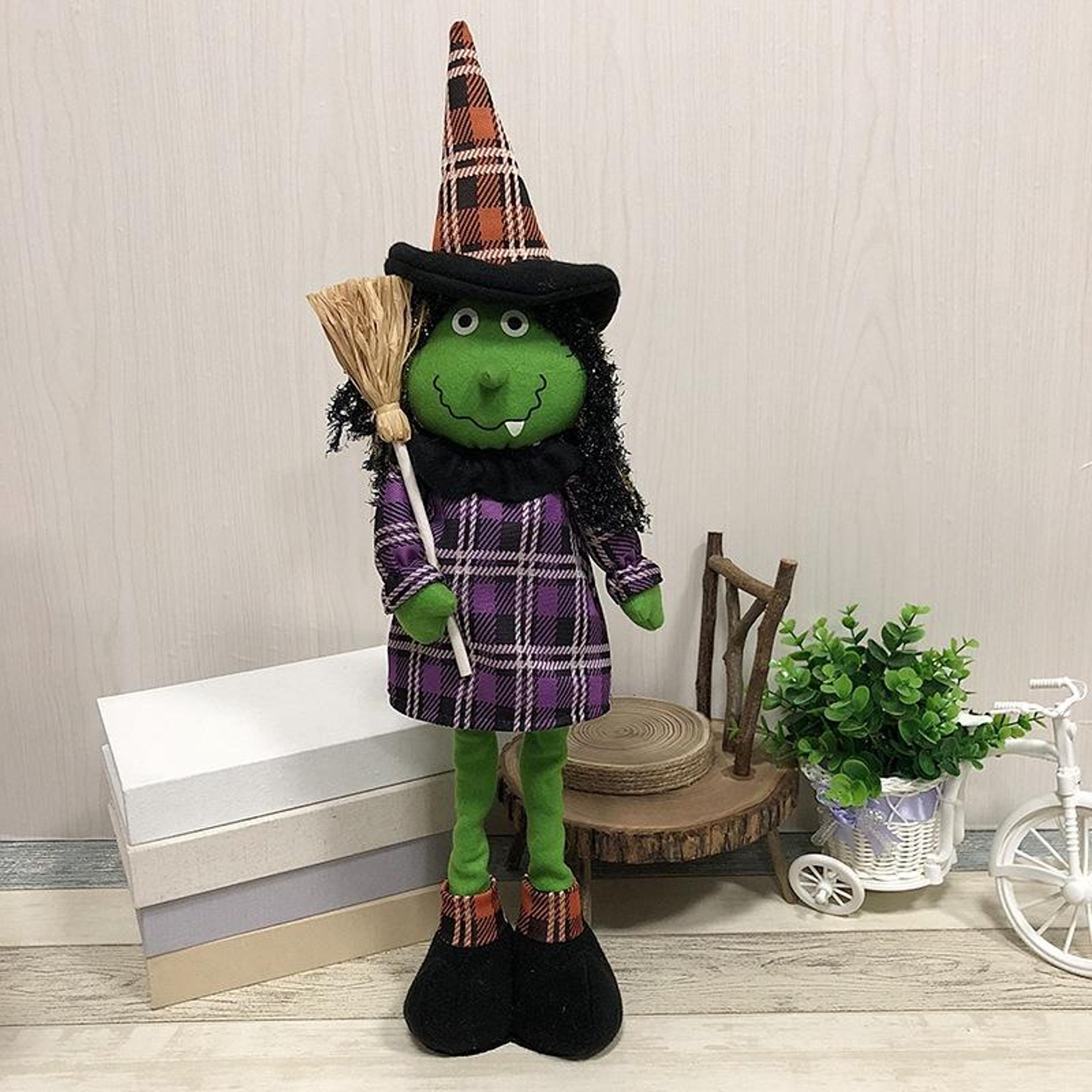 retractable halloween hanging decoration ghost doll for halloween party decor & haunted house display