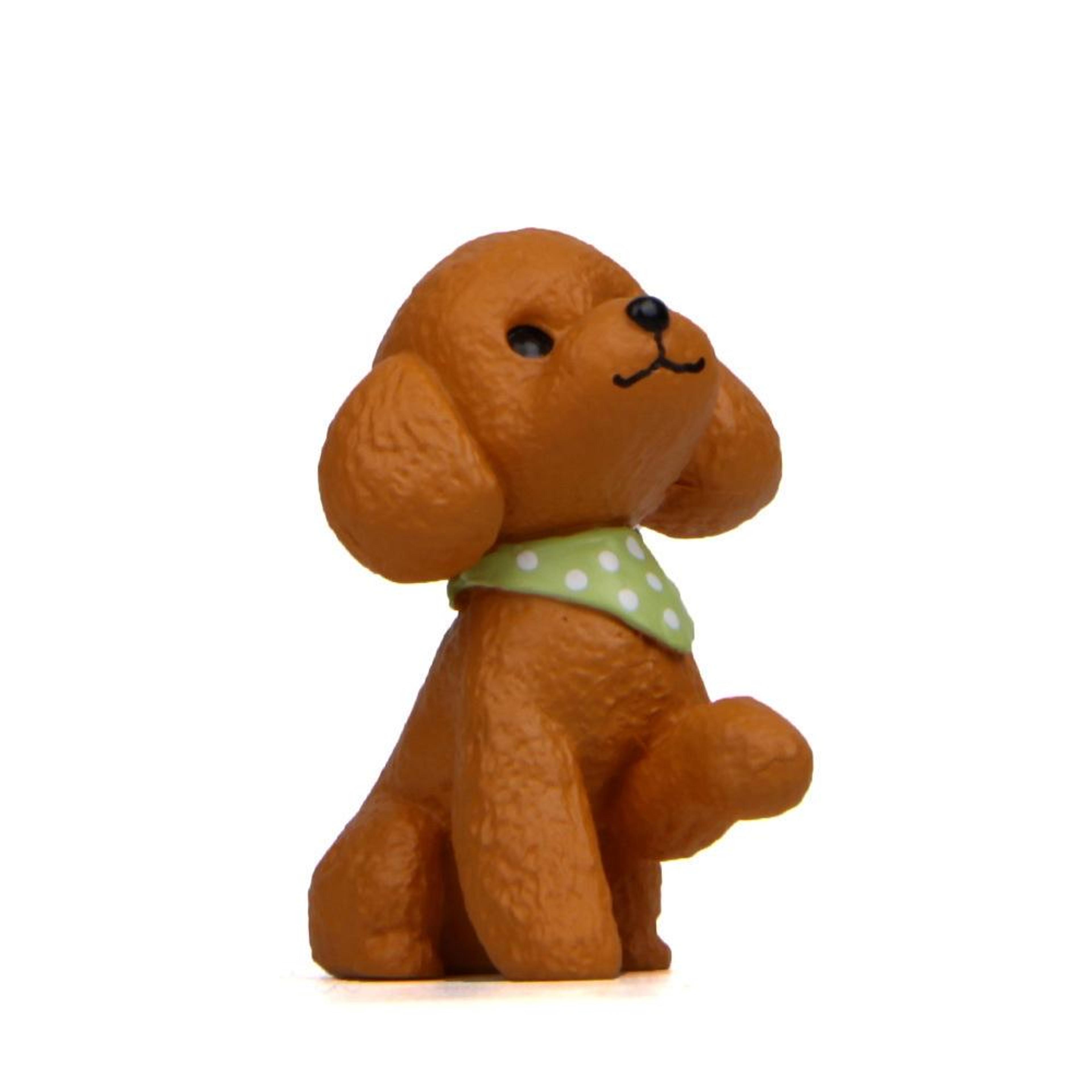 warm color beckoning teddy figurine resin car dashboard & garden decoration
