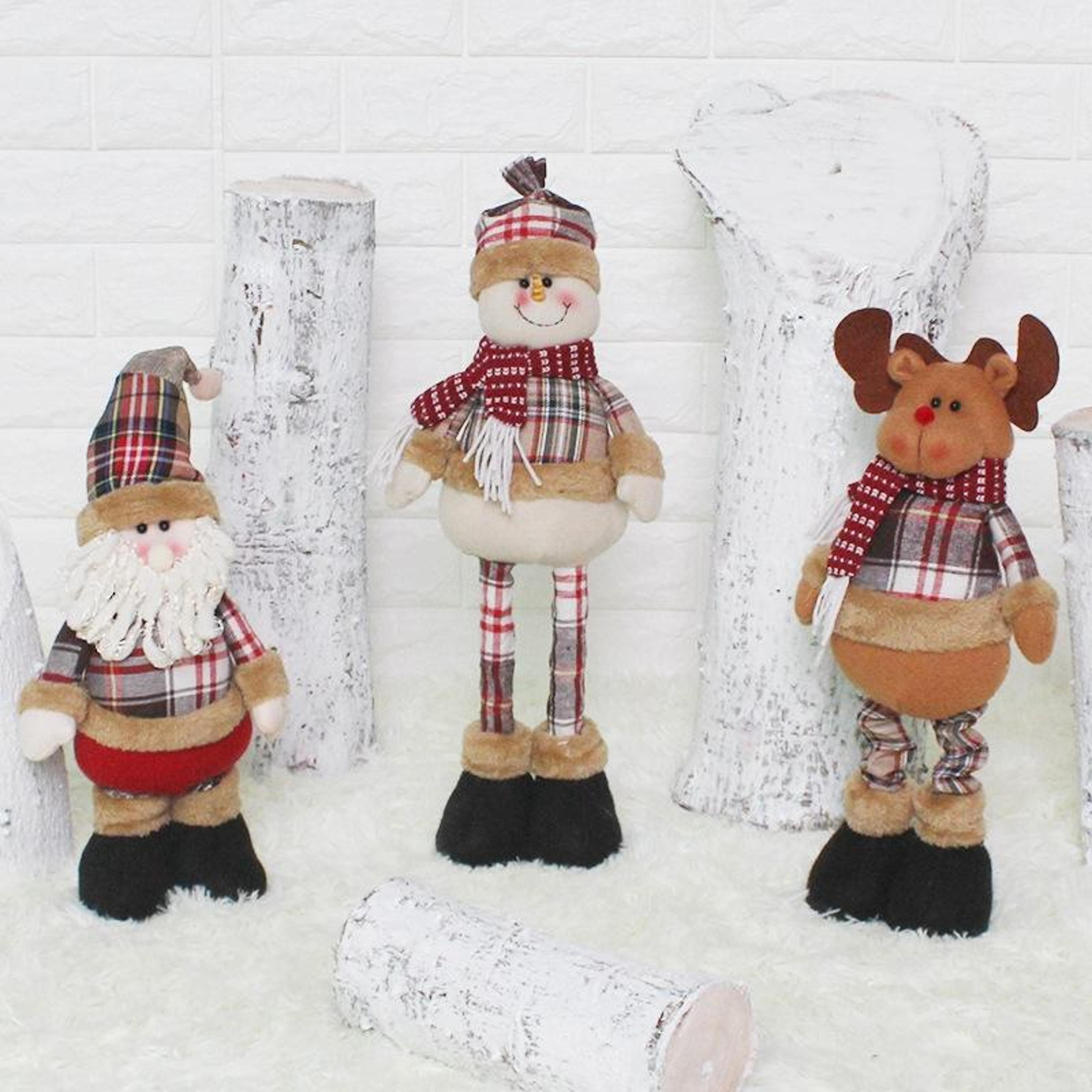 festive christmas window decoration santa claus doll hanging ornament for home holiday decor