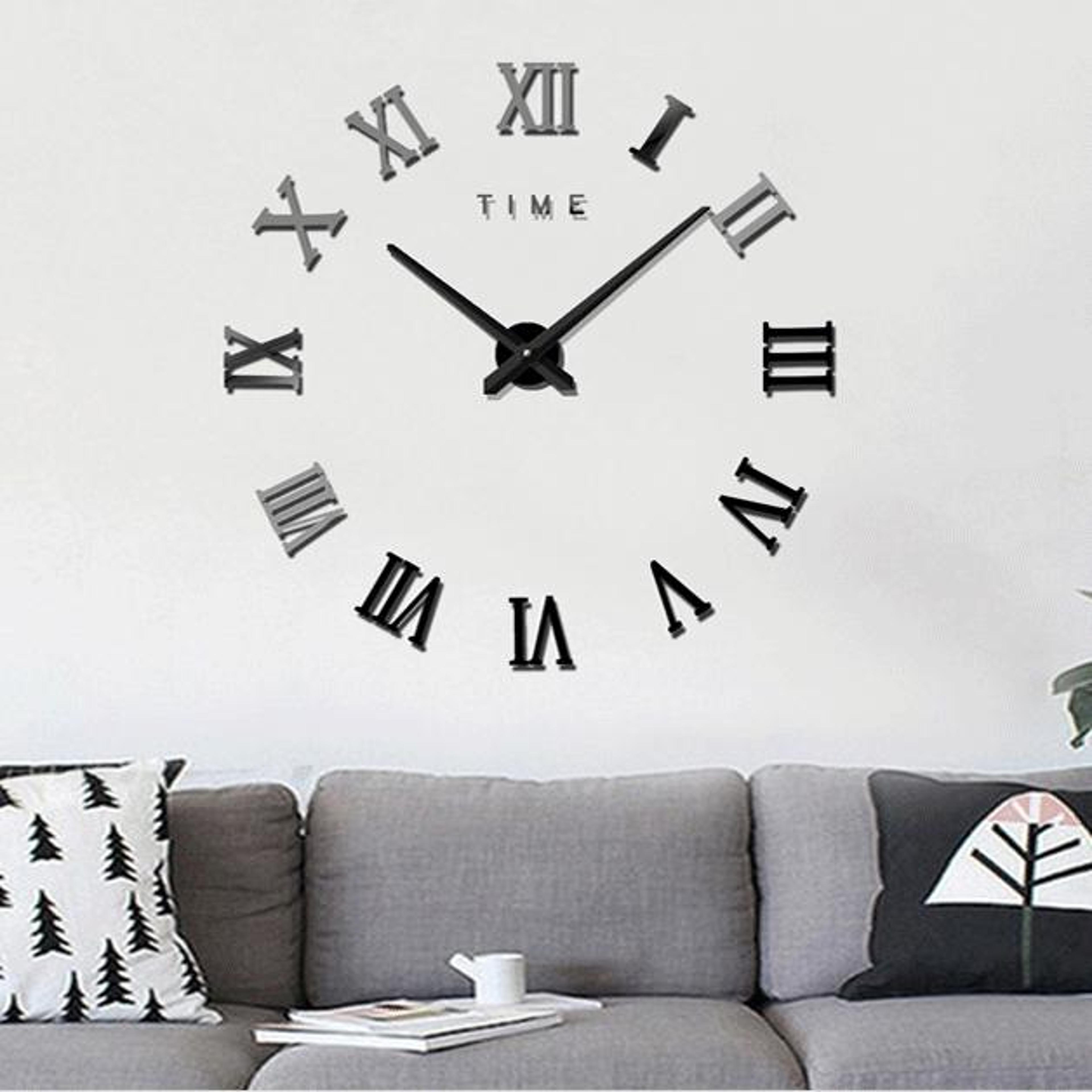 40 inch large wall clock silent quartz decorative wall clock for living room