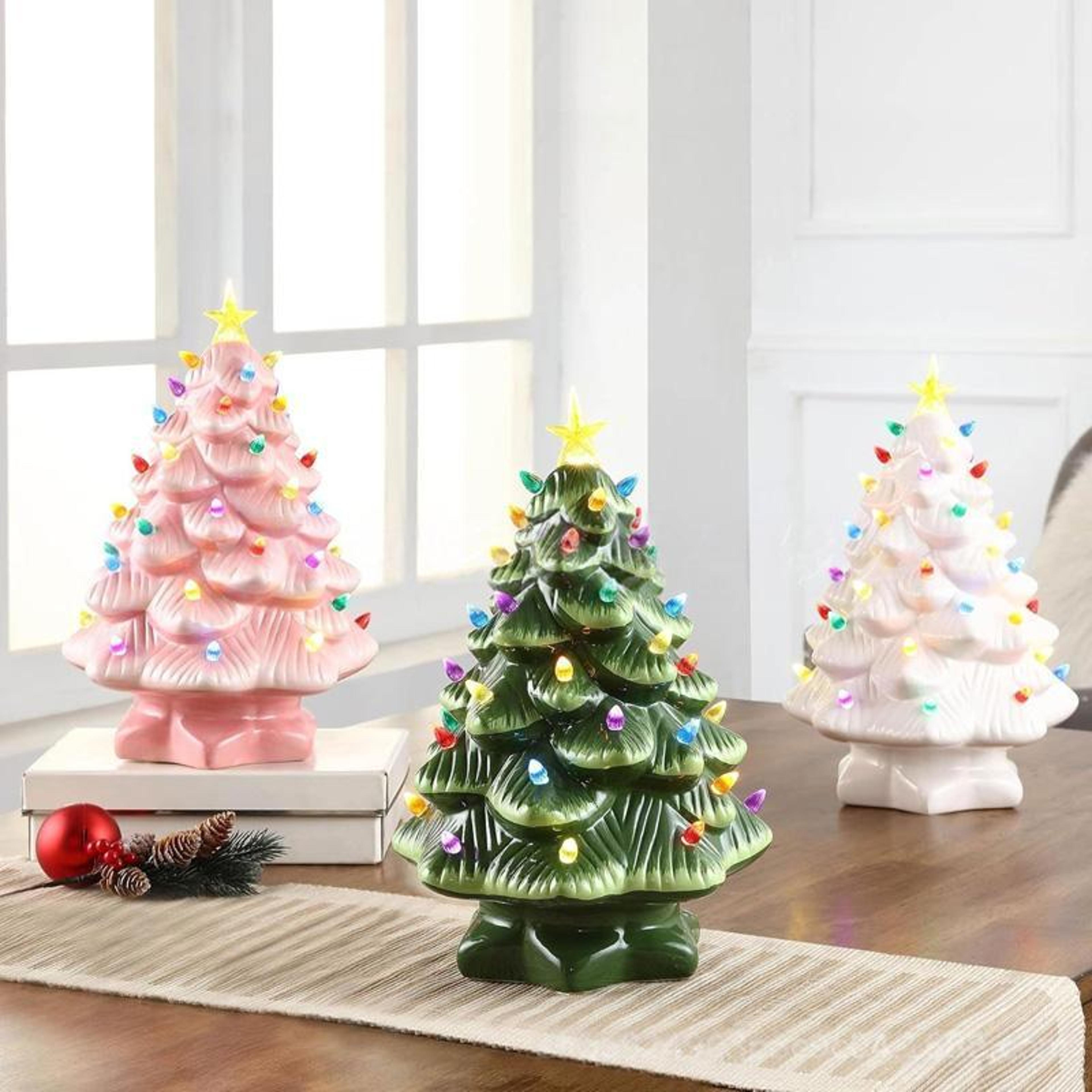 christmas tree night light plug in holiday decorative light