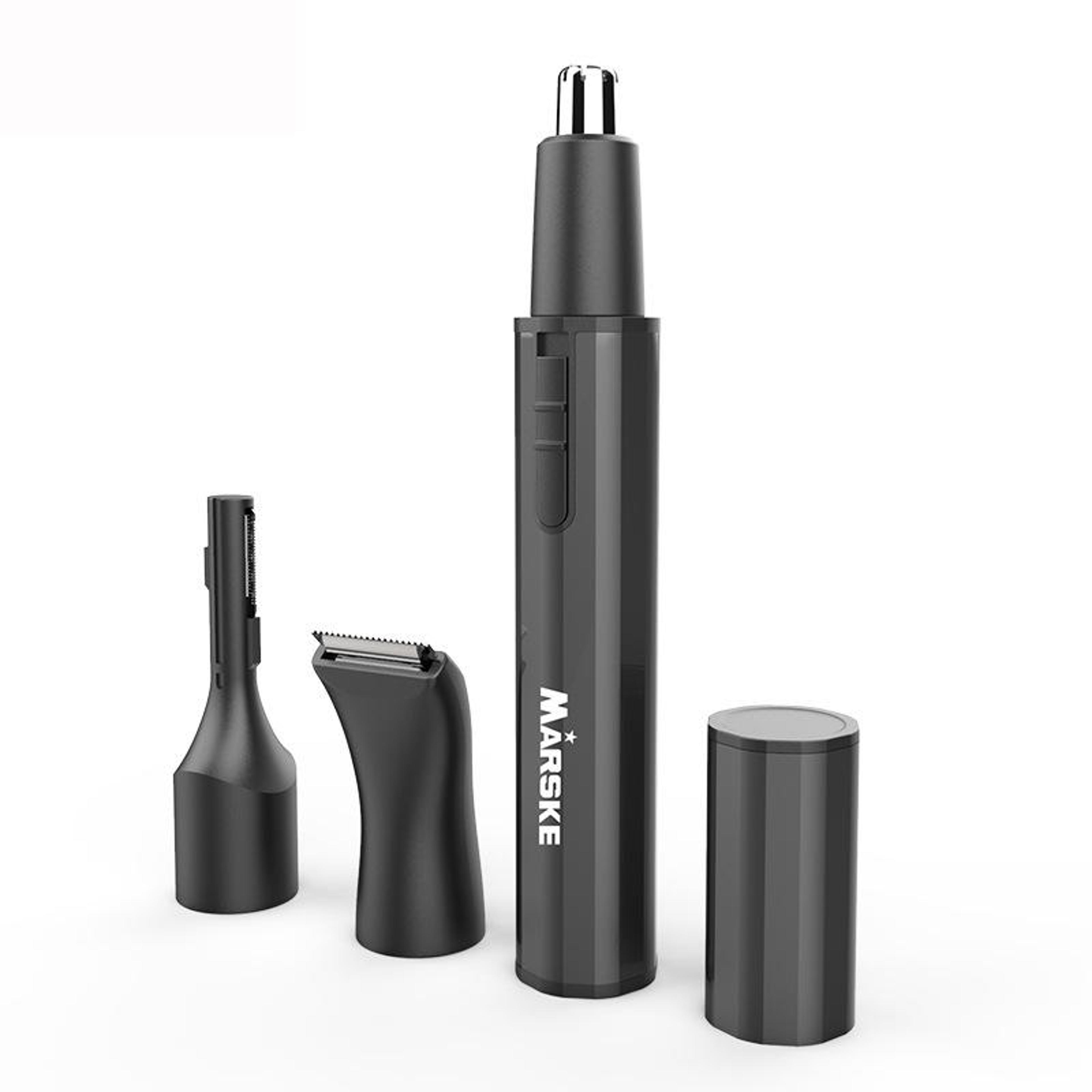 3 in 1 rechargeable nose hair trimmer with eyebrow and beard trimmer
