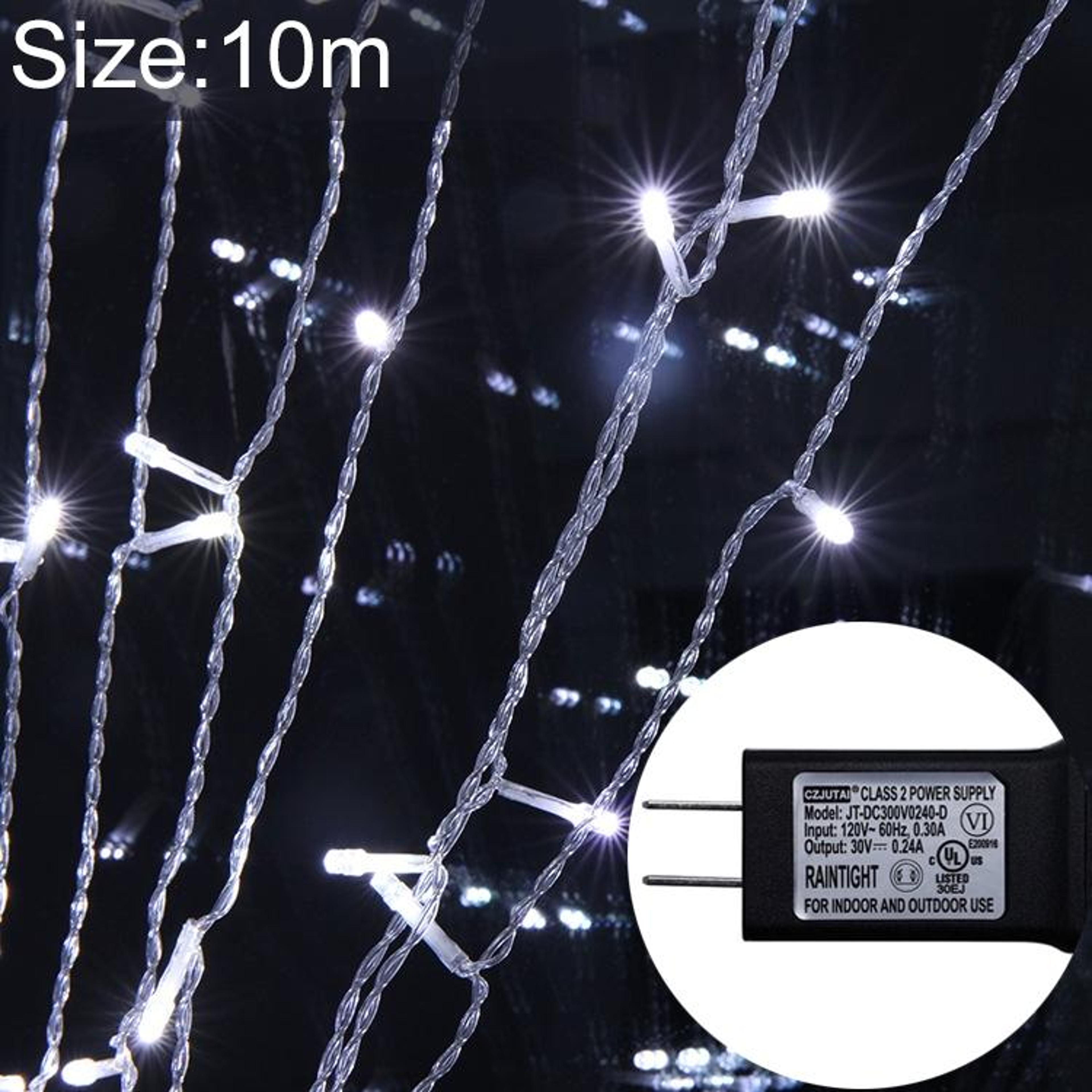 10m waterproof led curtain lights with 100 leds for weddings, events and home decor