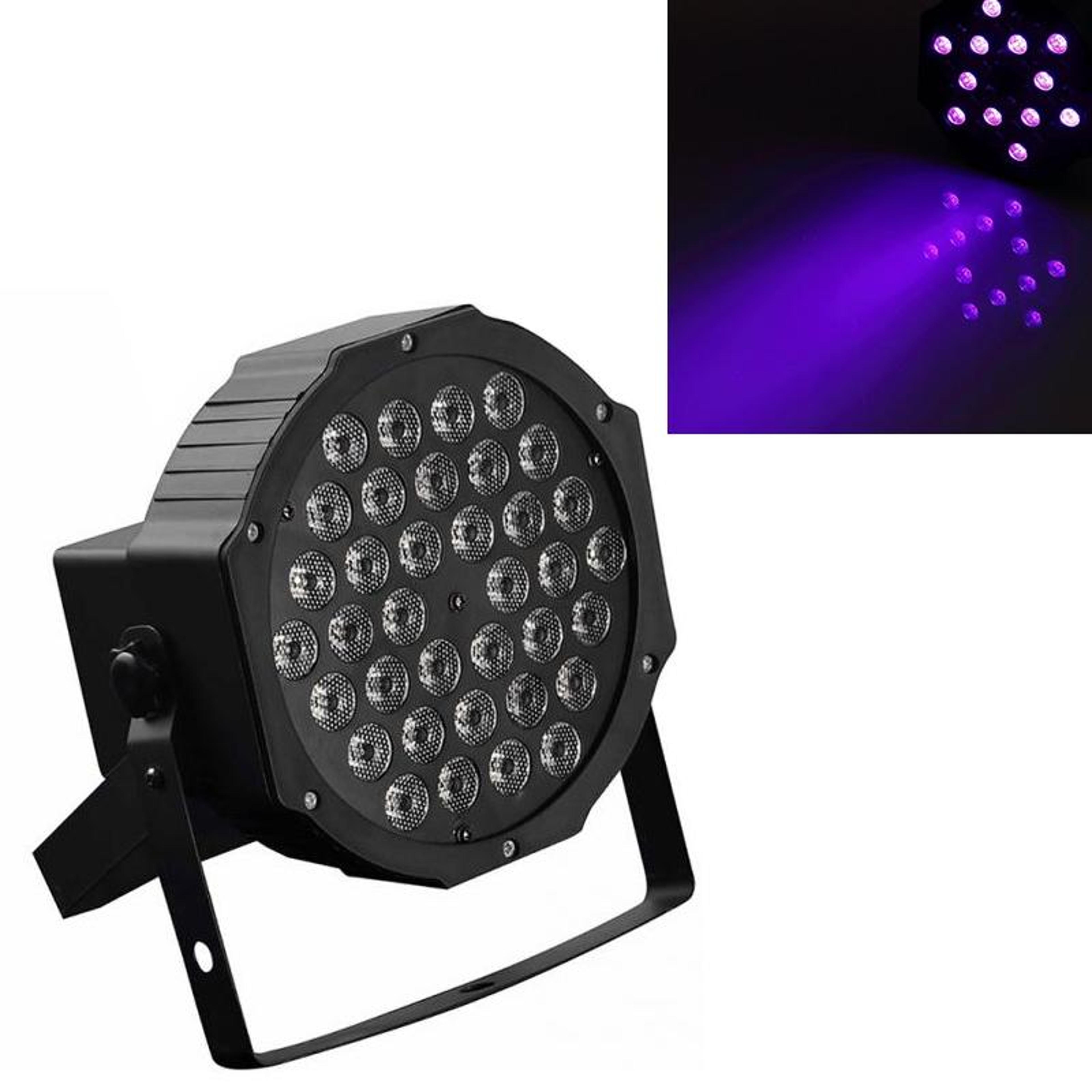 36w uv led par light 36-led purple black light for stage, dj and party lighting