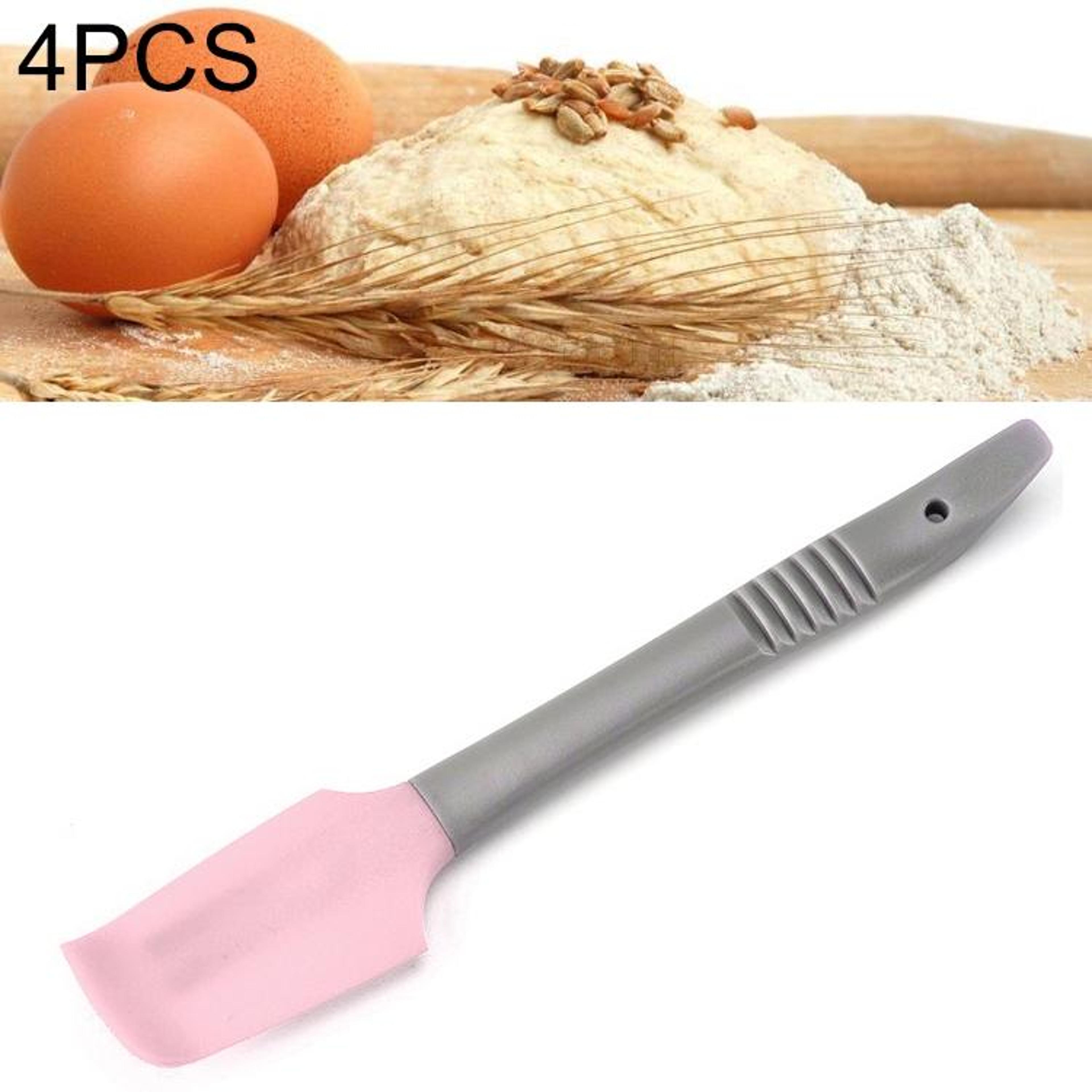 4pcs silicone spatula set cake smoother and butter spreader for baking