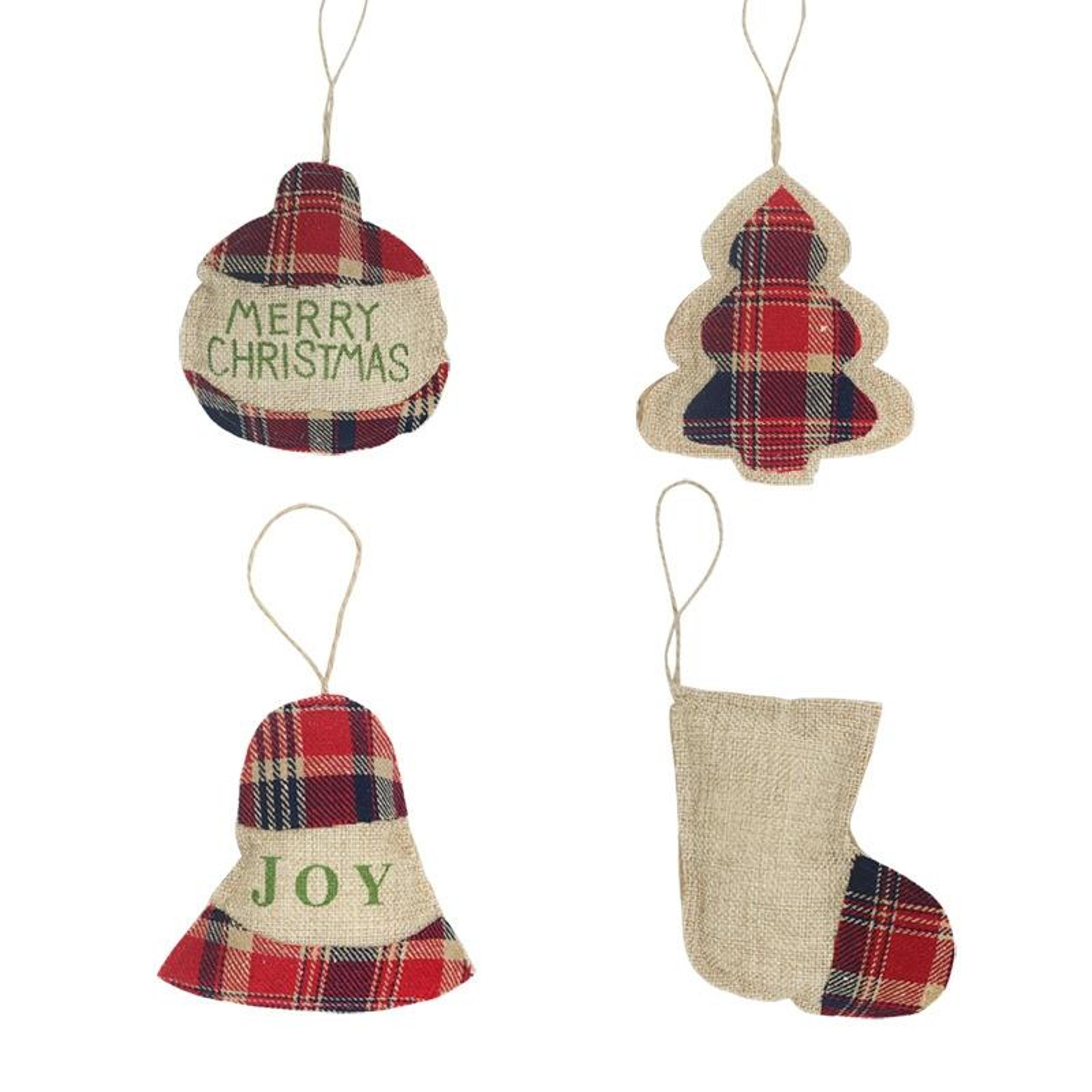 mini christmas stocking ornament handmade felt christmas tree hanging decoration