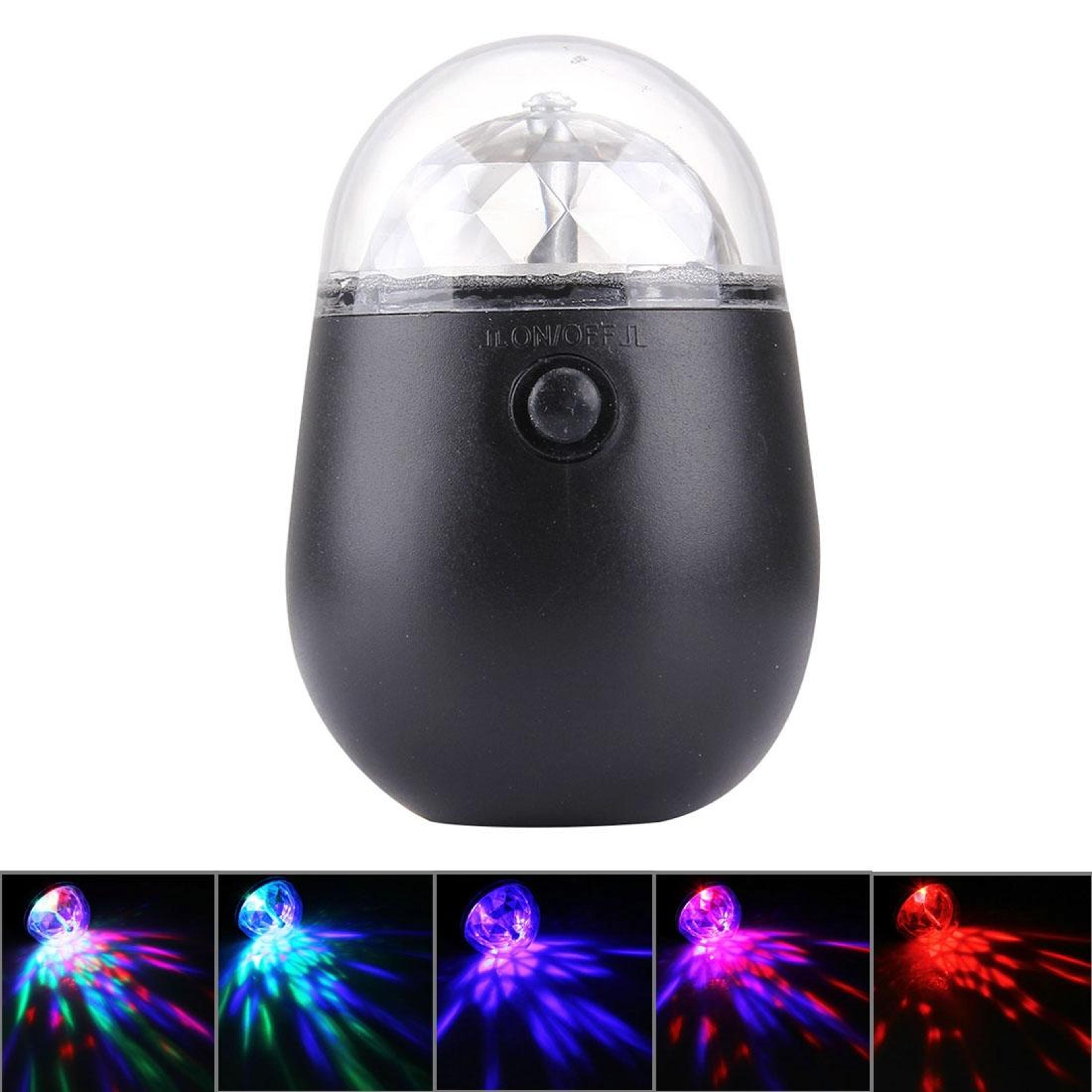 3w water-resistant led disco ball light with rotating stage effect and bicycle mount