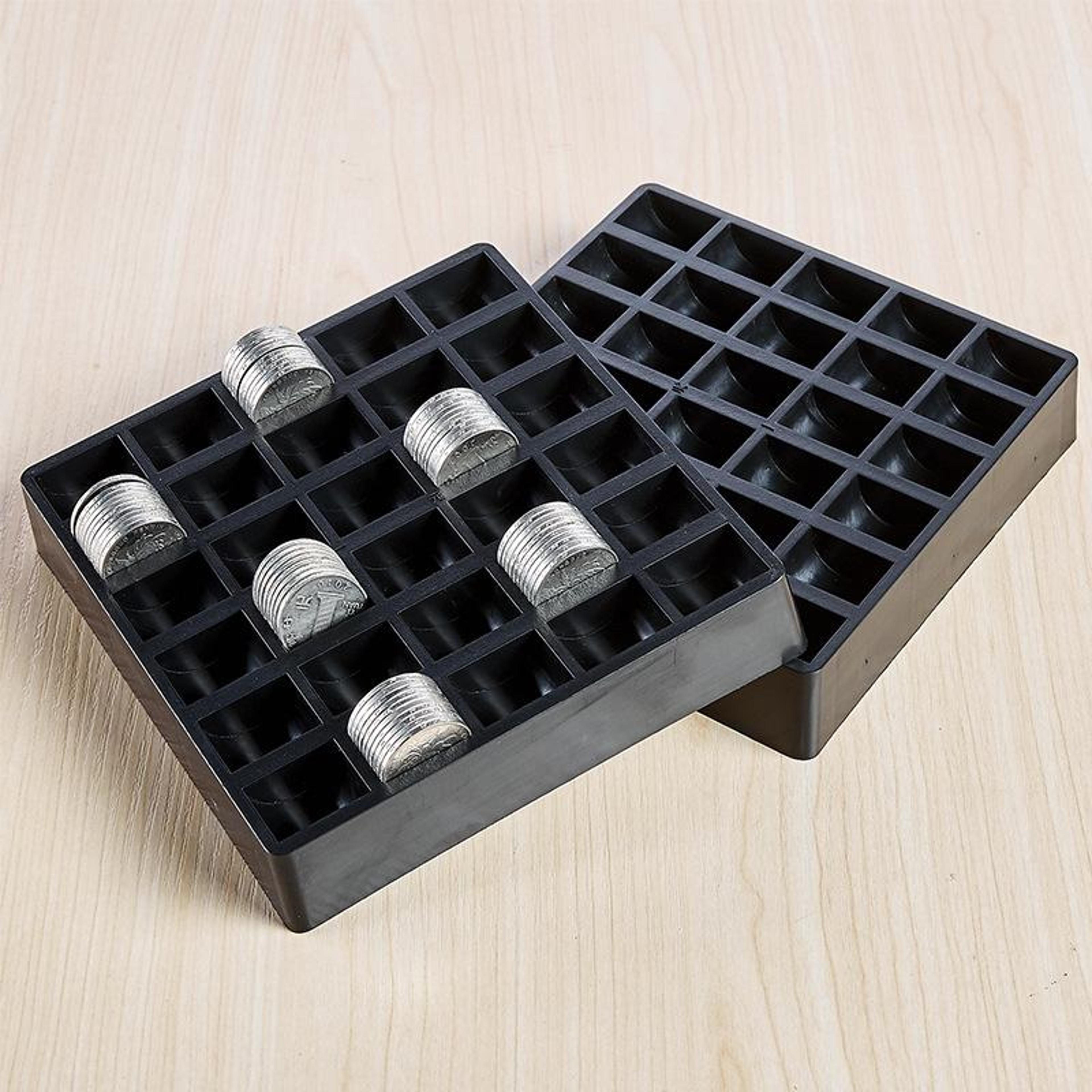 300-piece game coin set with plastic storage box for board games, poker and party play