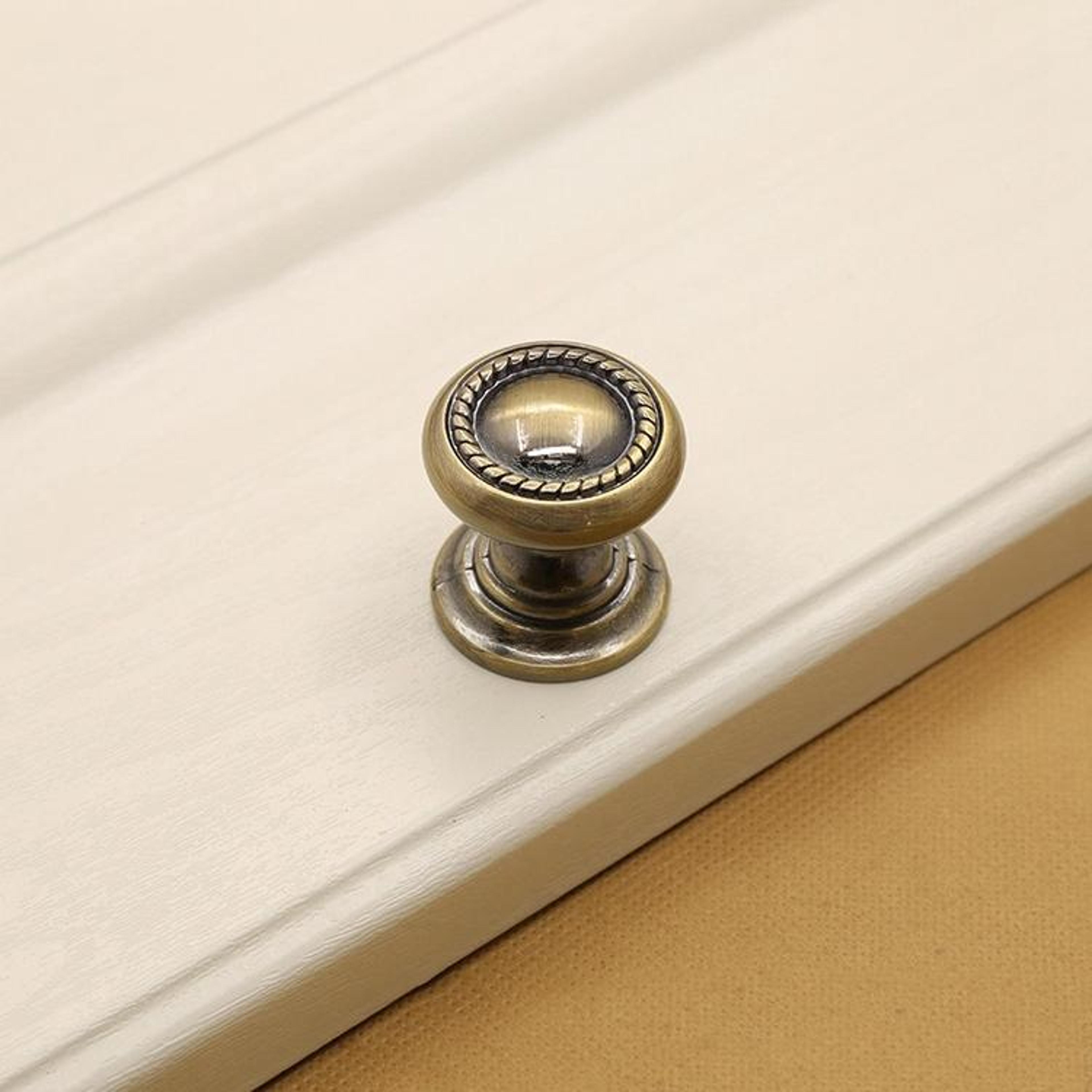 30mm antique bronze vintage cabinet knob in solid zinc alloy