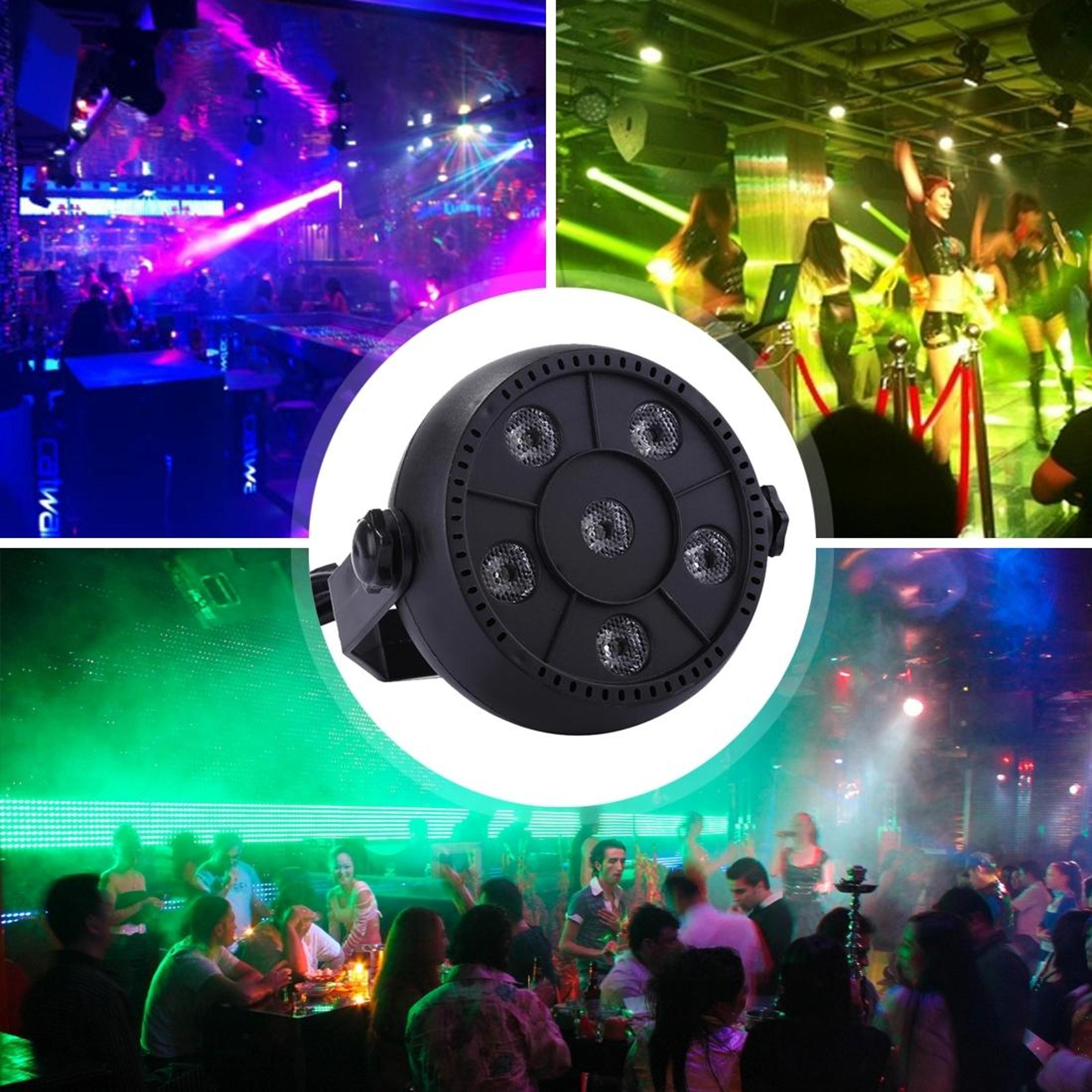 3w led light with 6 leds, sound activated stage light and auto run