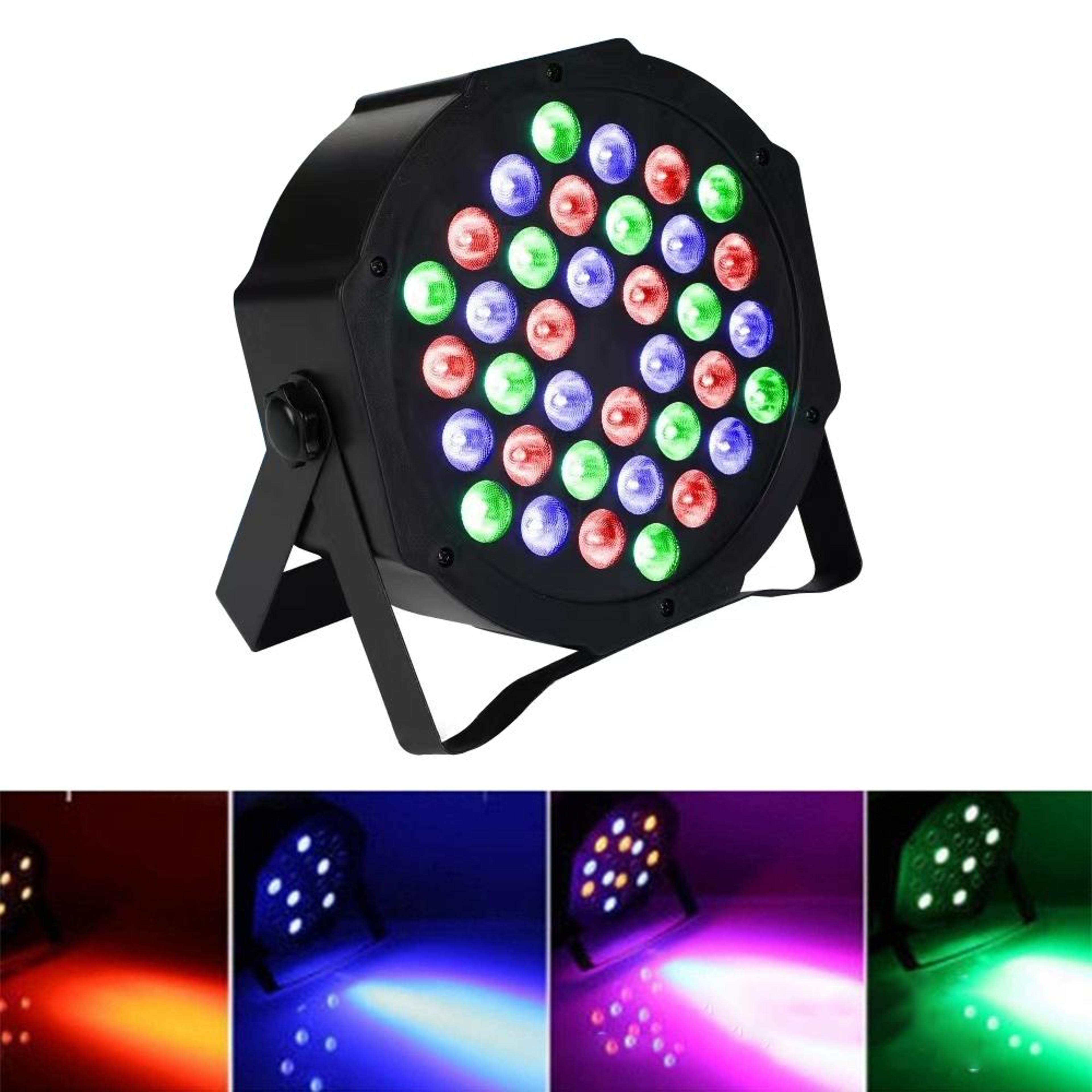 36w led par stage light with dmx512 control and sound activated lighting