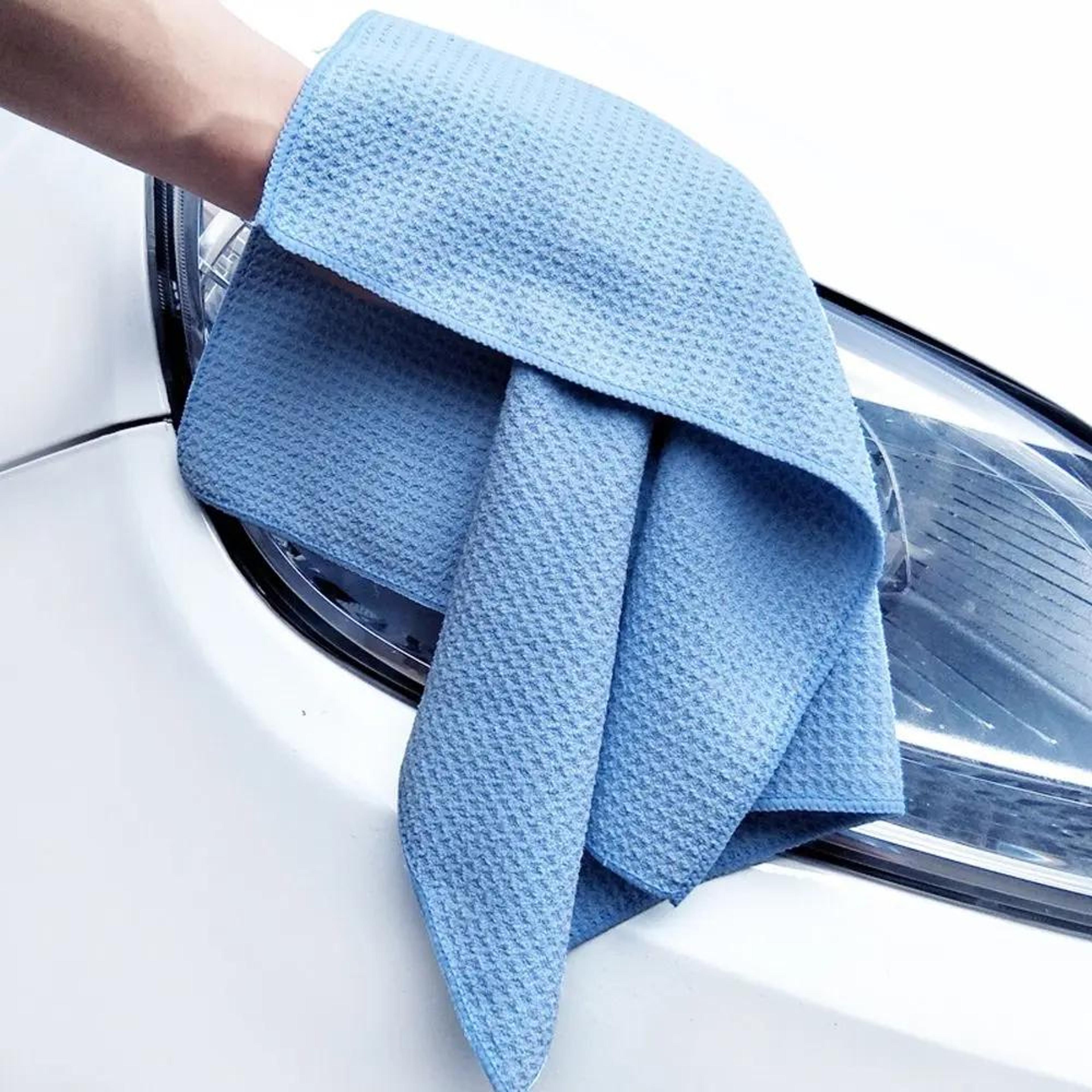 car cleaning towel 40x40cm super absorbent lint-free wash & dry cloth