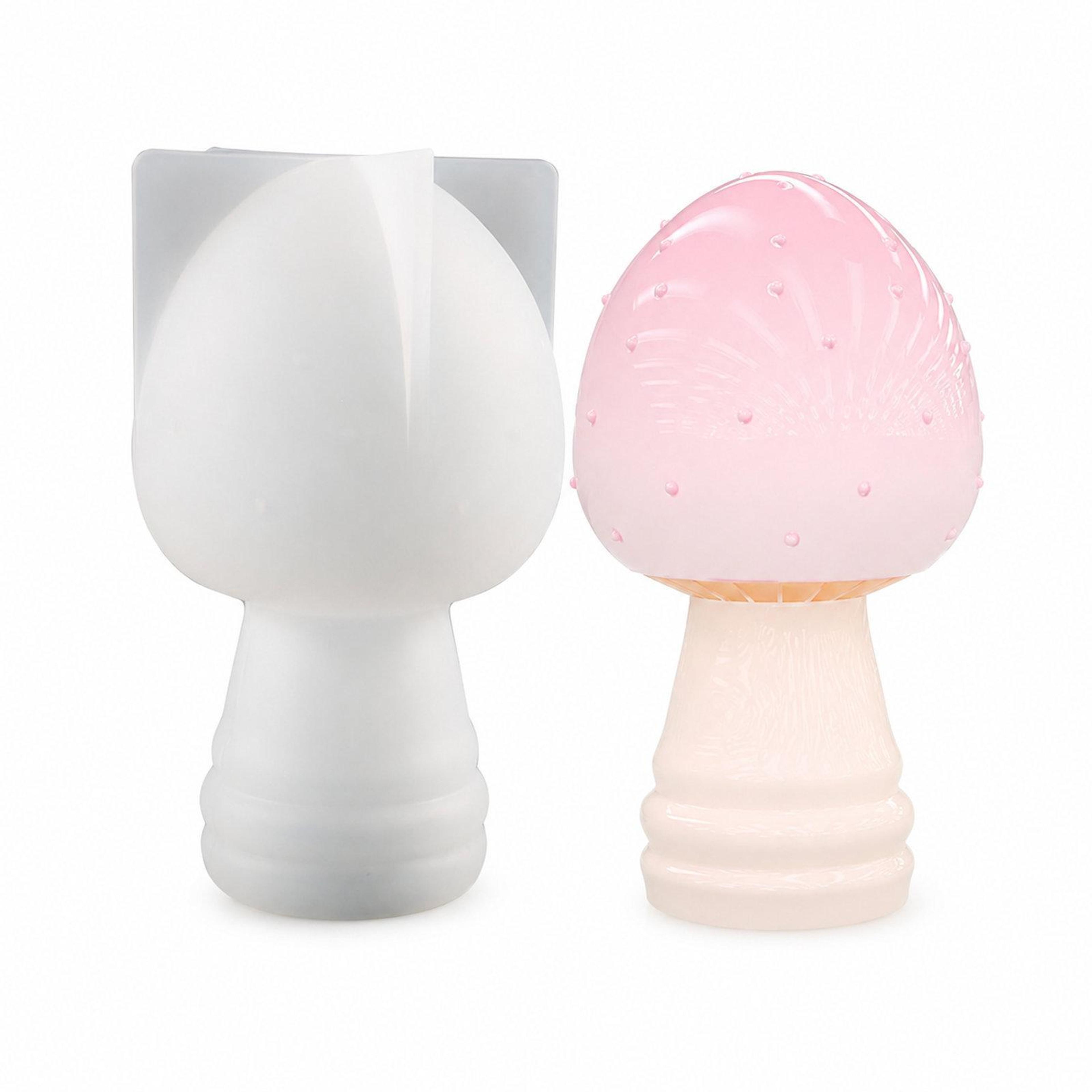 3d mushroom silicone mold for epoxy resin, candle and soap making