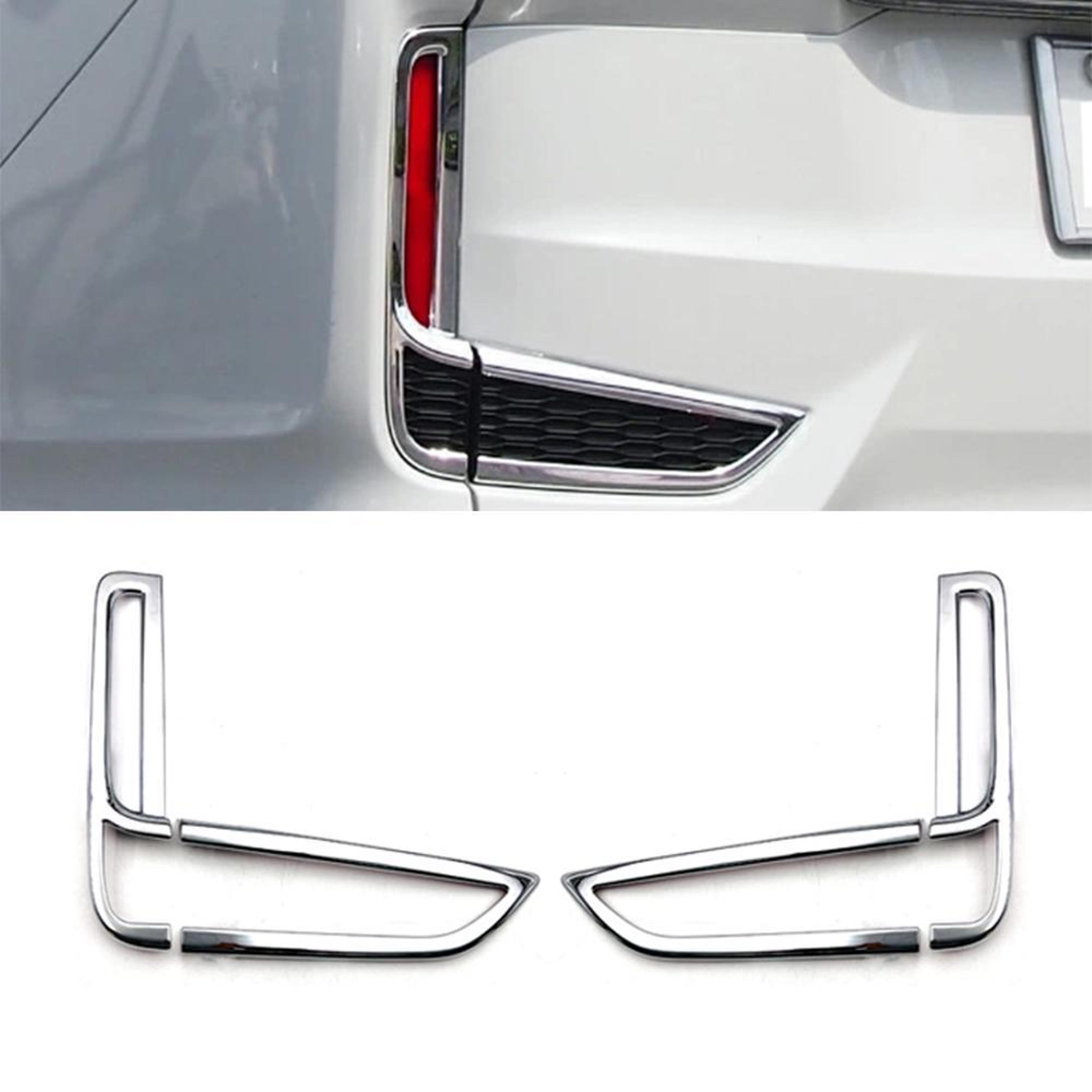 honda stepwgn spada fog light trim 4-piece adhesive bumper garnish