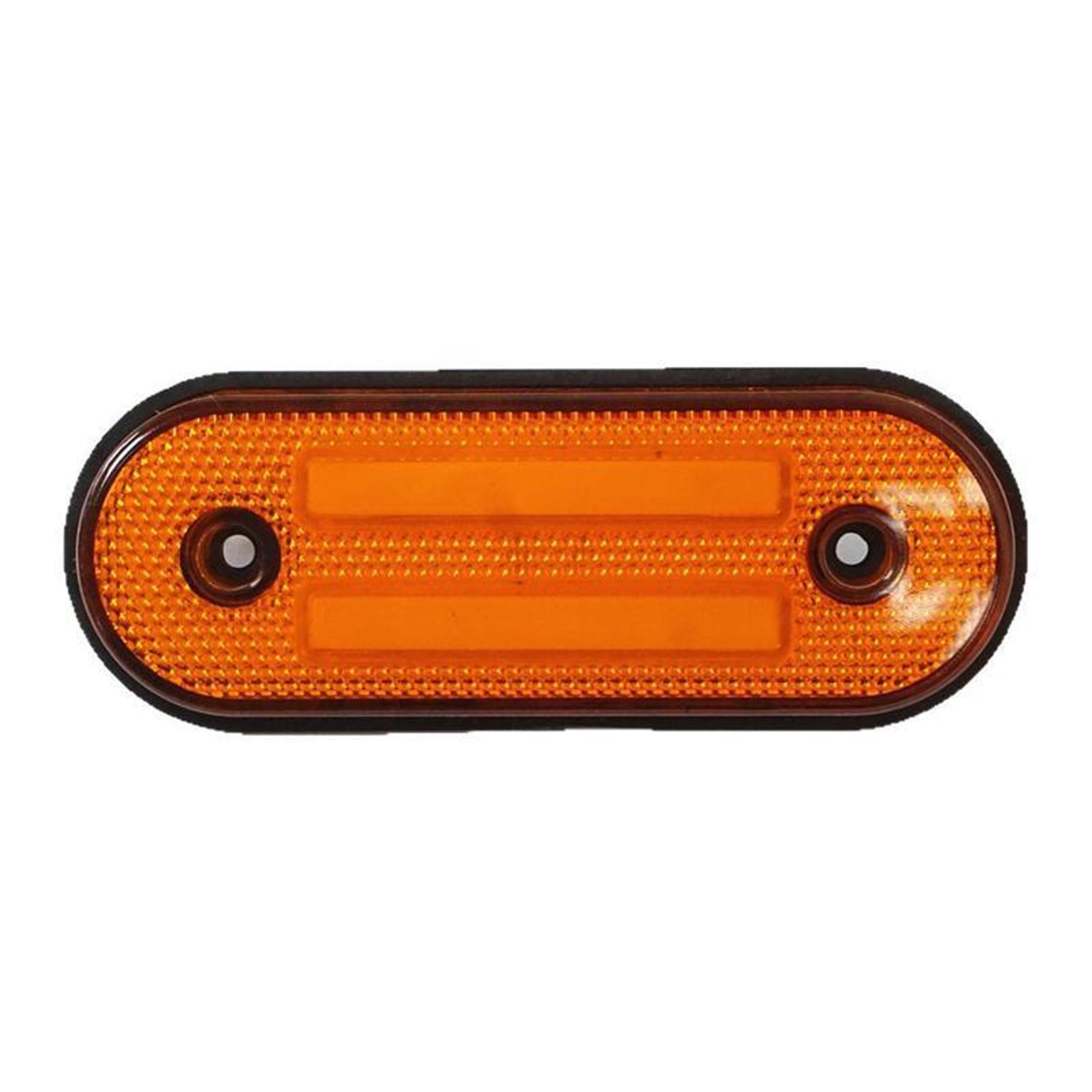 12 led truck side marker lights waterproof yellow tail lamps