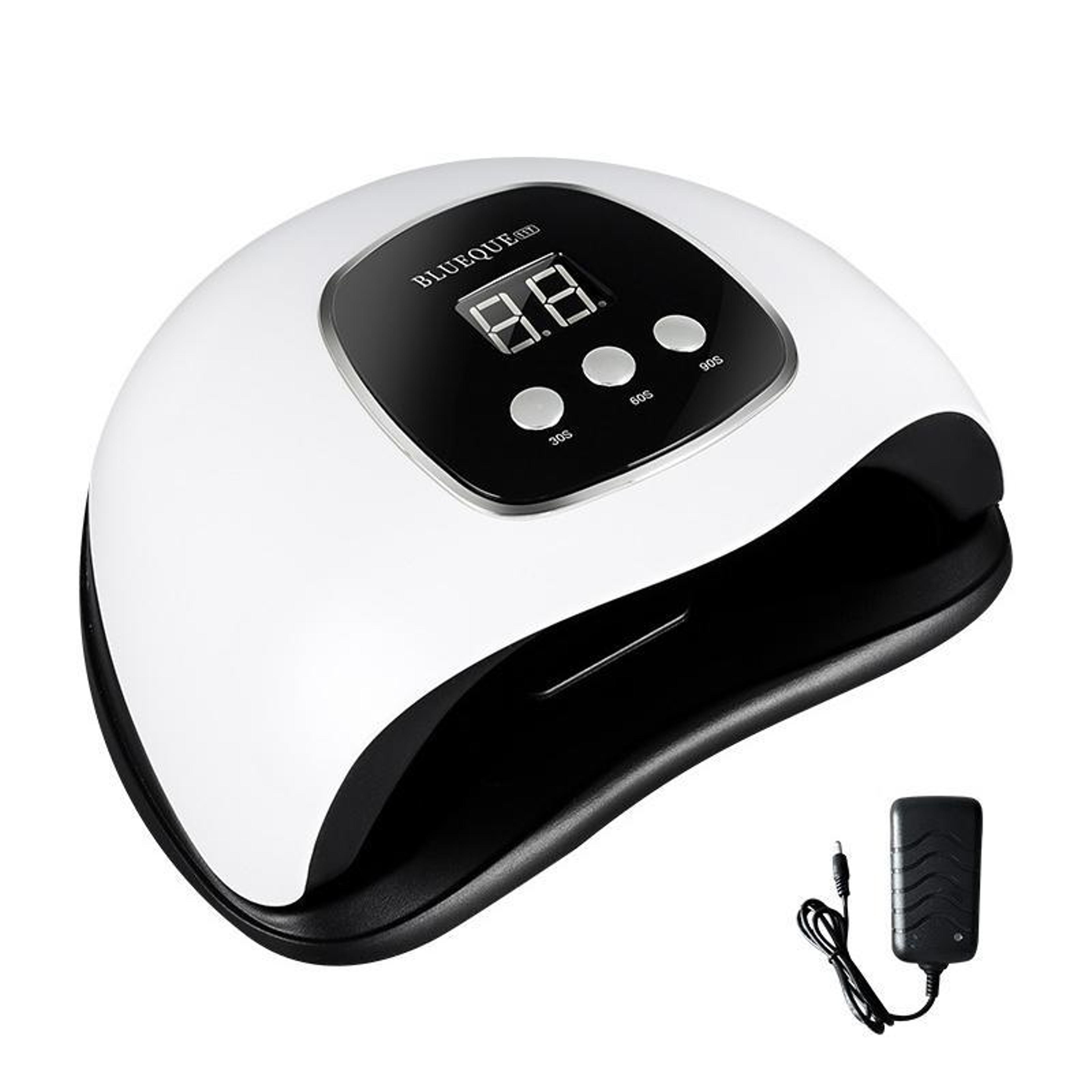 48w uv led nail lamp with smart sensor and 3-timer quick gel curing