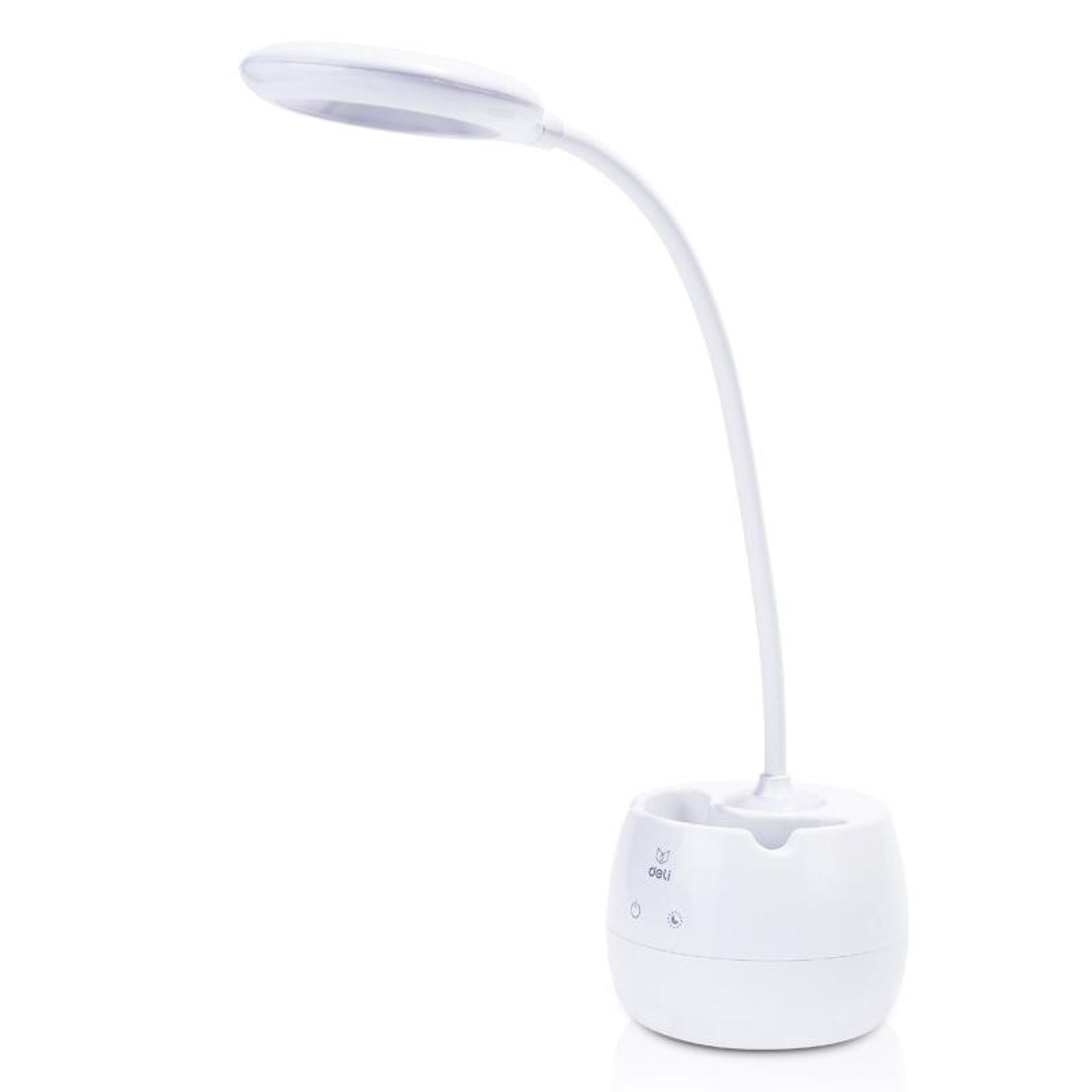 rechargeable led desk lamp with pen holder, 3-level adjustable study light
