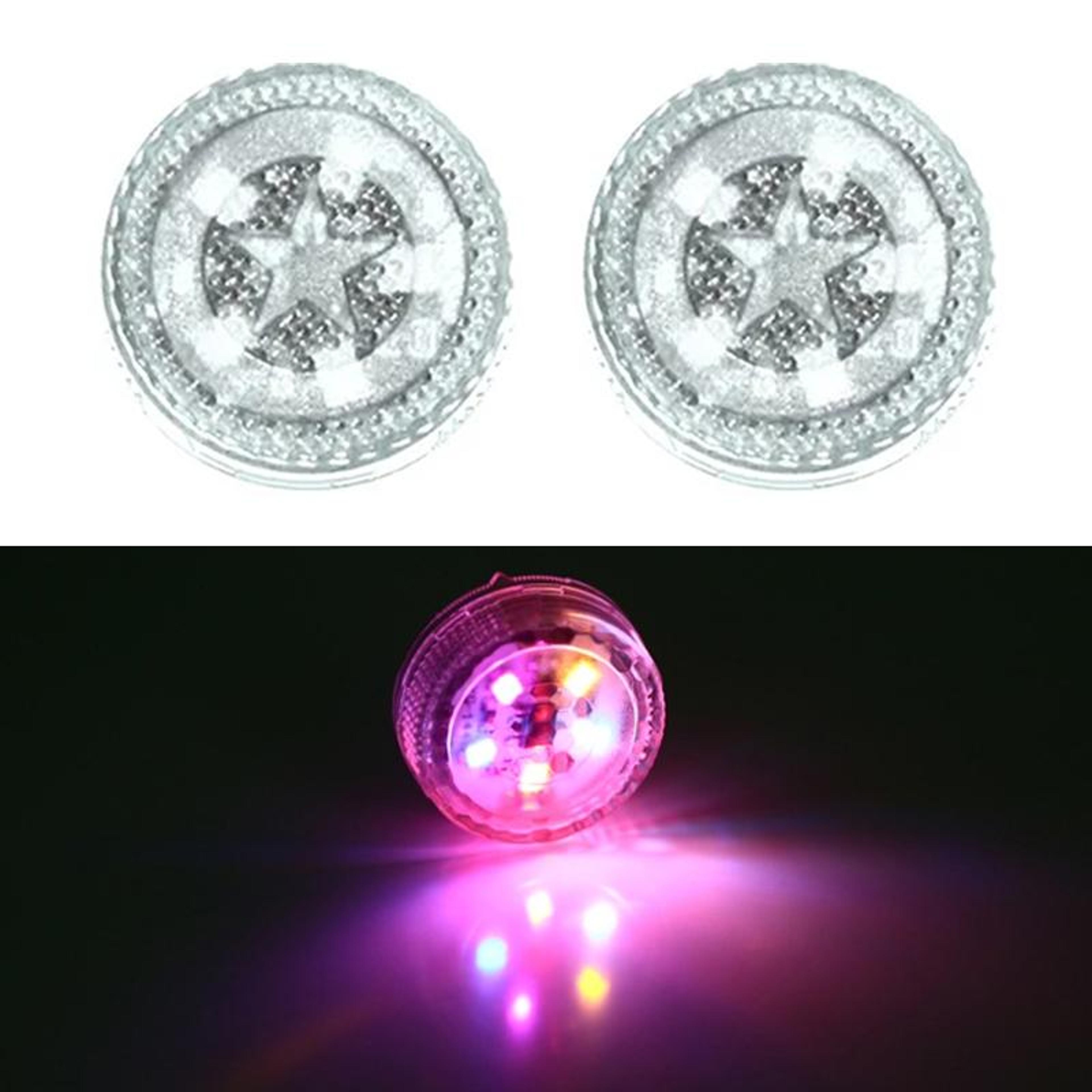 2 pcs magnetic car door warning lights with red strobe and white courtesy light