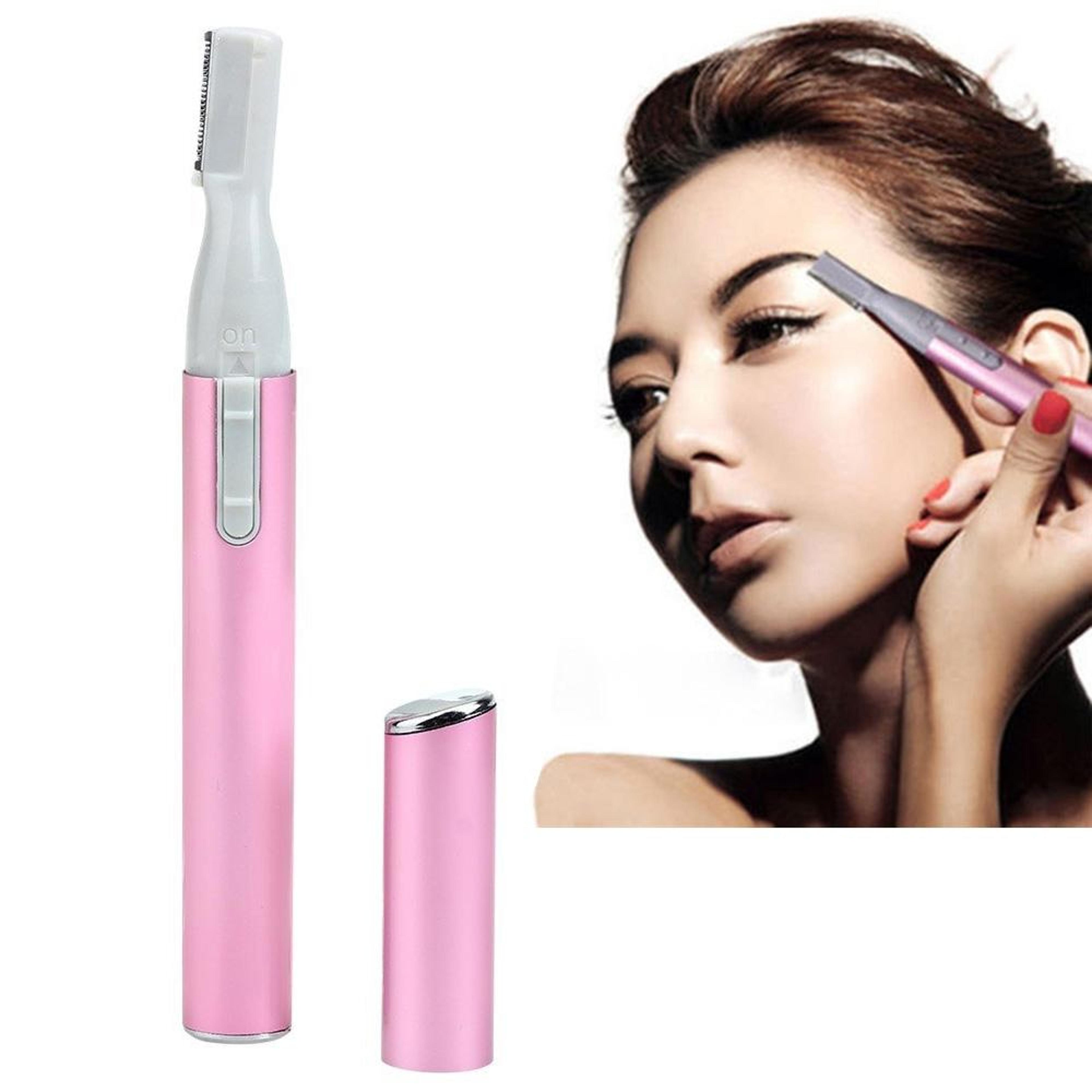 precision electric eyebrow trimmer and facial hair remover for smooth, easy grooming
