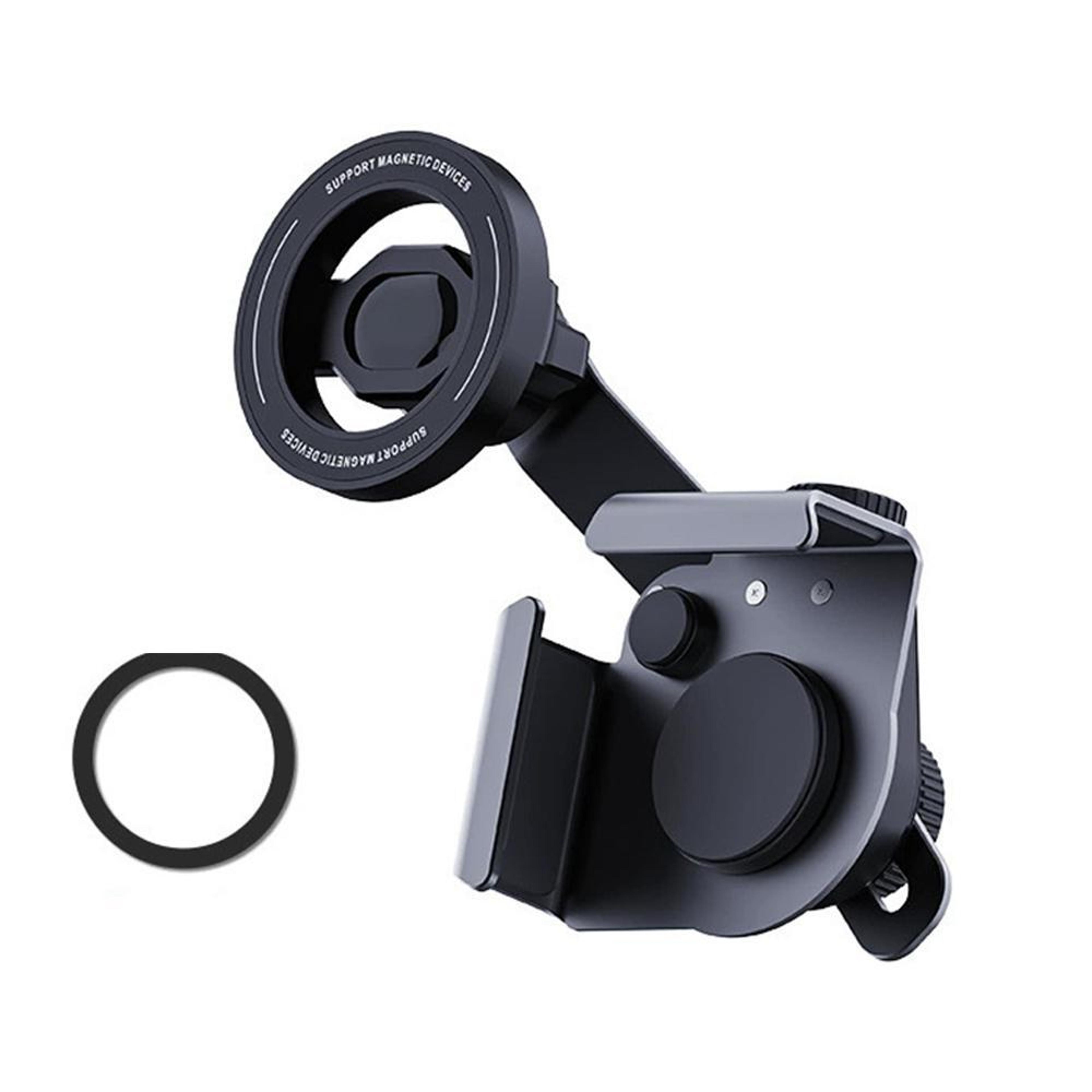 magnetic phone mount with n52 magnet and 360° adjustable screen clip