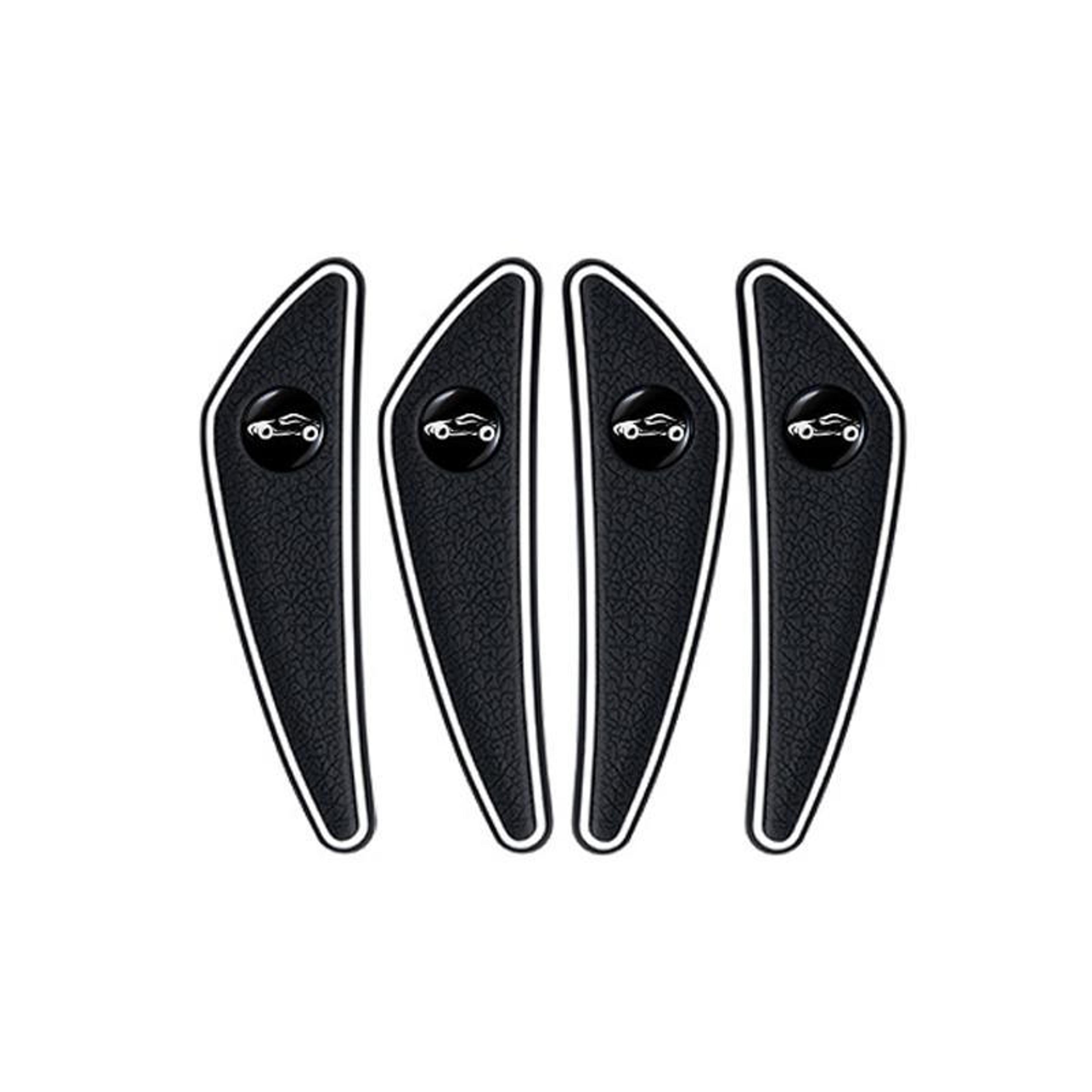 4pcs car door edge guards and rearview mirror protectors anti-scratch pvc protection