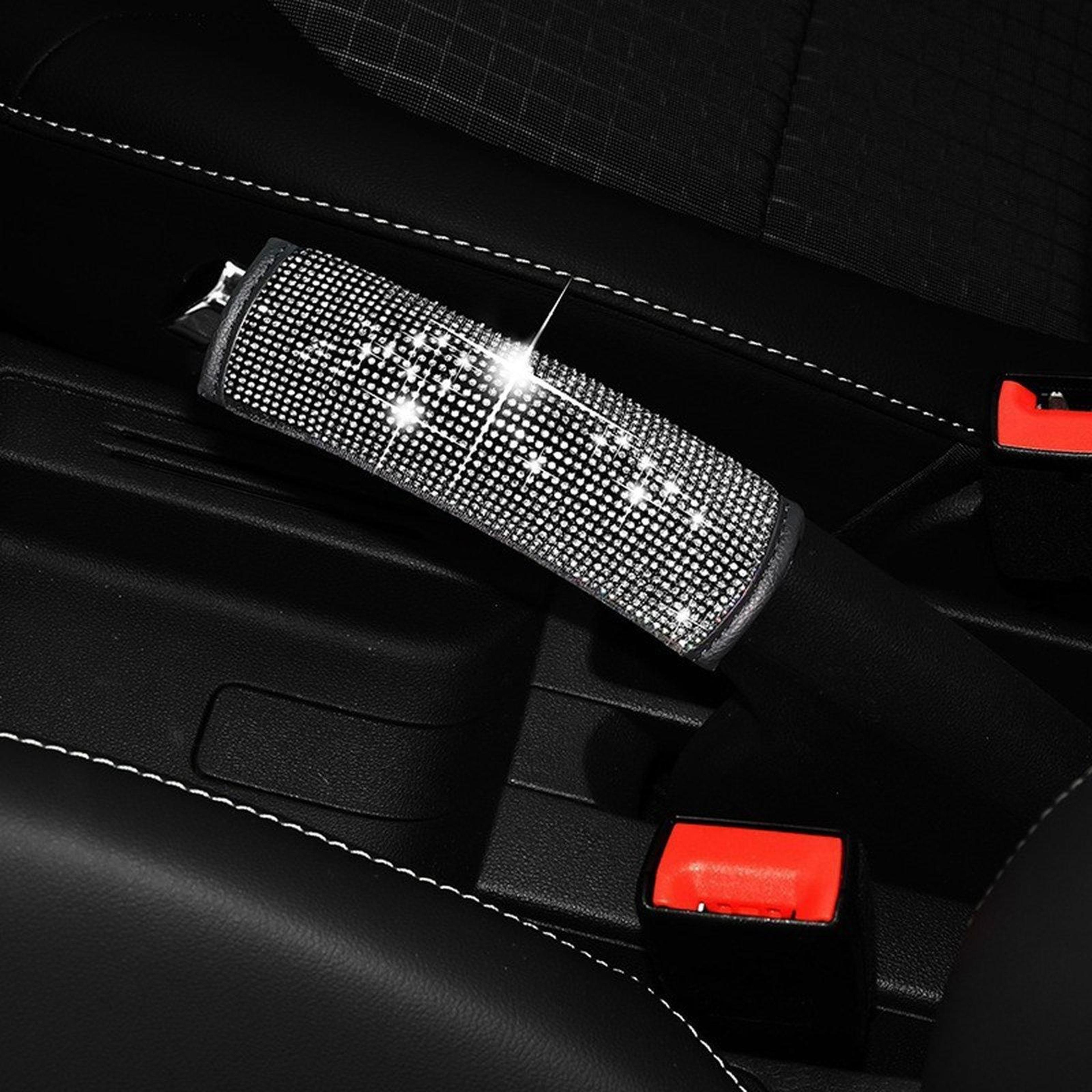 crystal bling rhinestone handbrake cover universal non-slip car brake lever protector