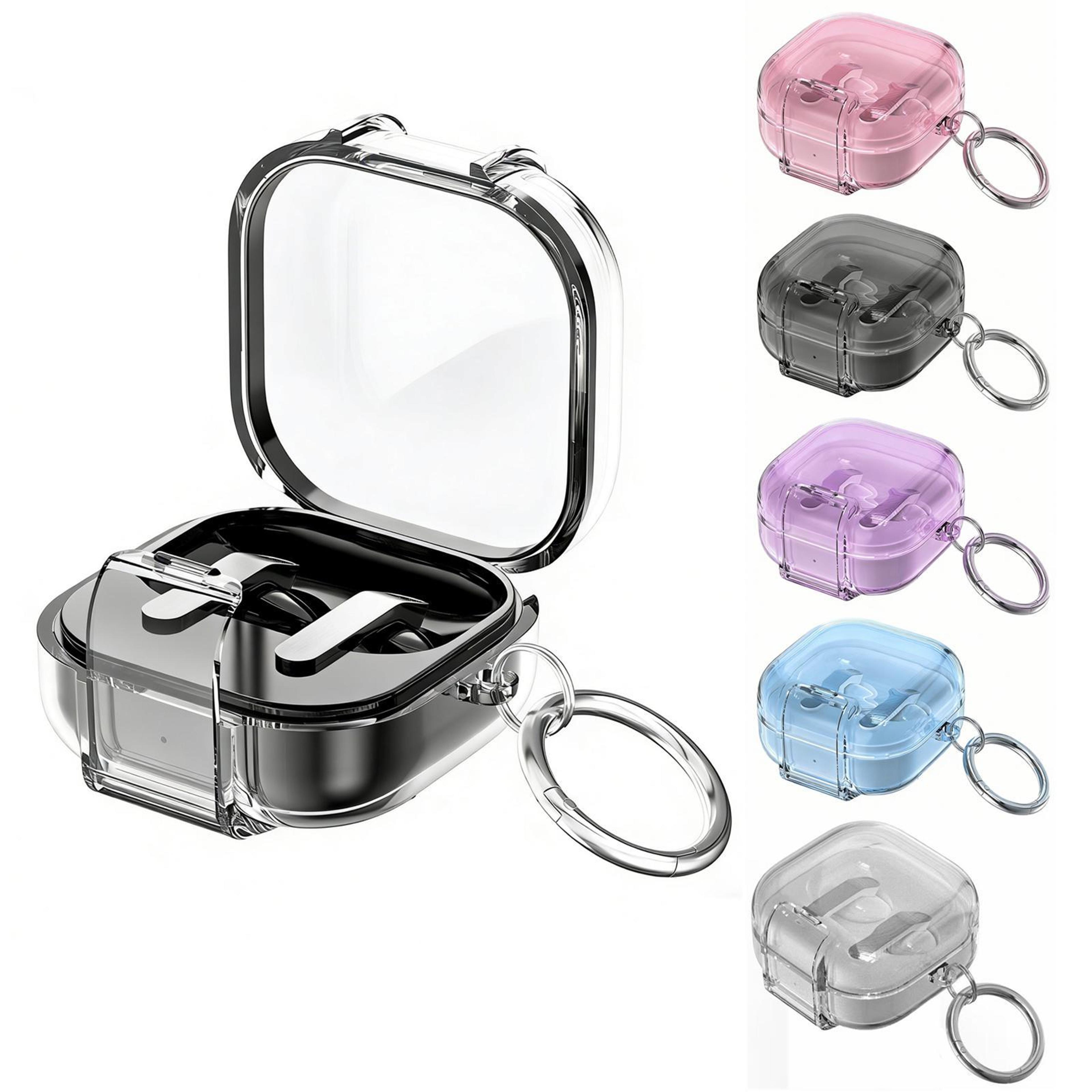 galaxy buds4 and buds4 pro protective lock case with phone stand and keyring