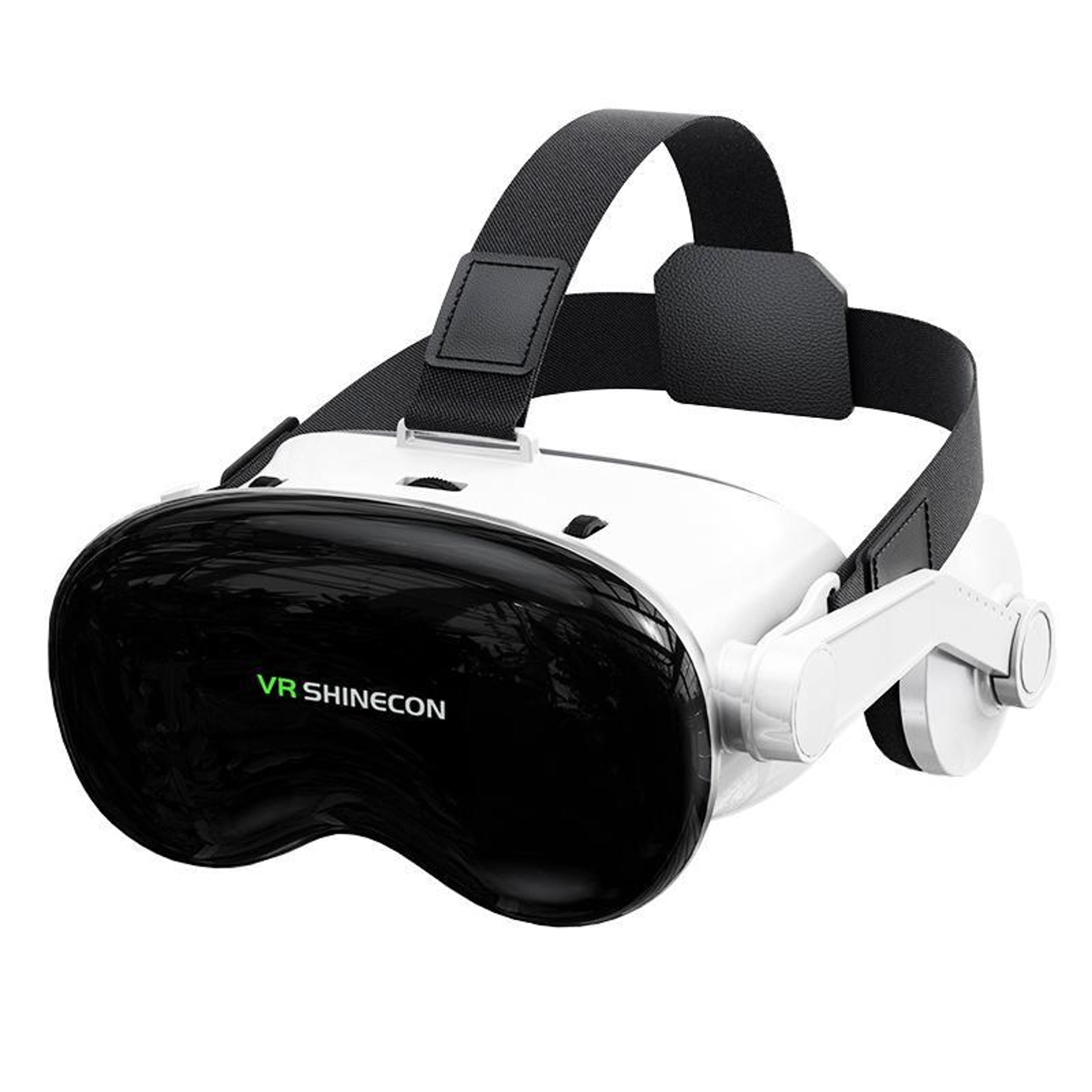 g18e vr headset for phone with built-in headphones and adjustable focus