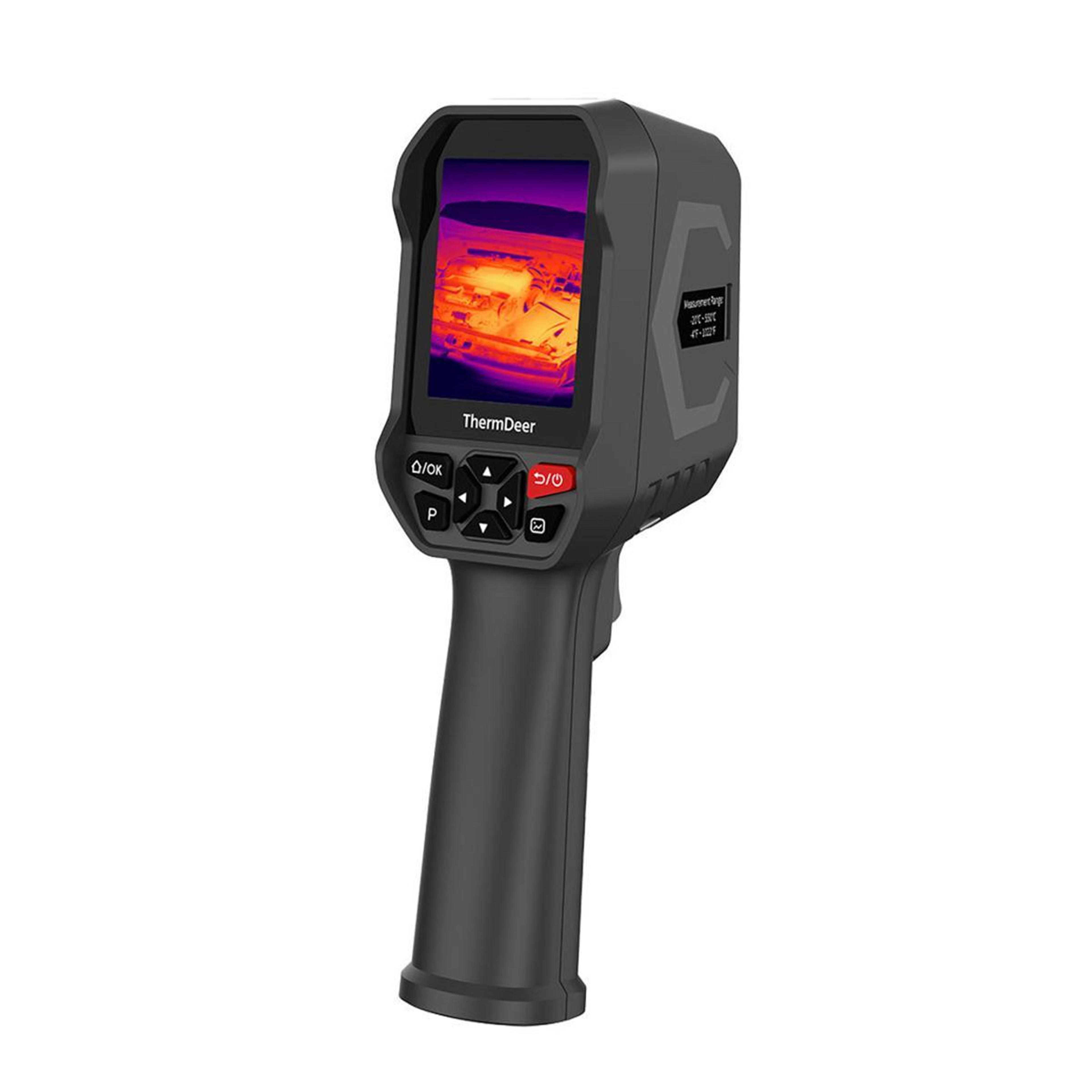 thermal imaging camera with -20°c to 550°c temperature measurement