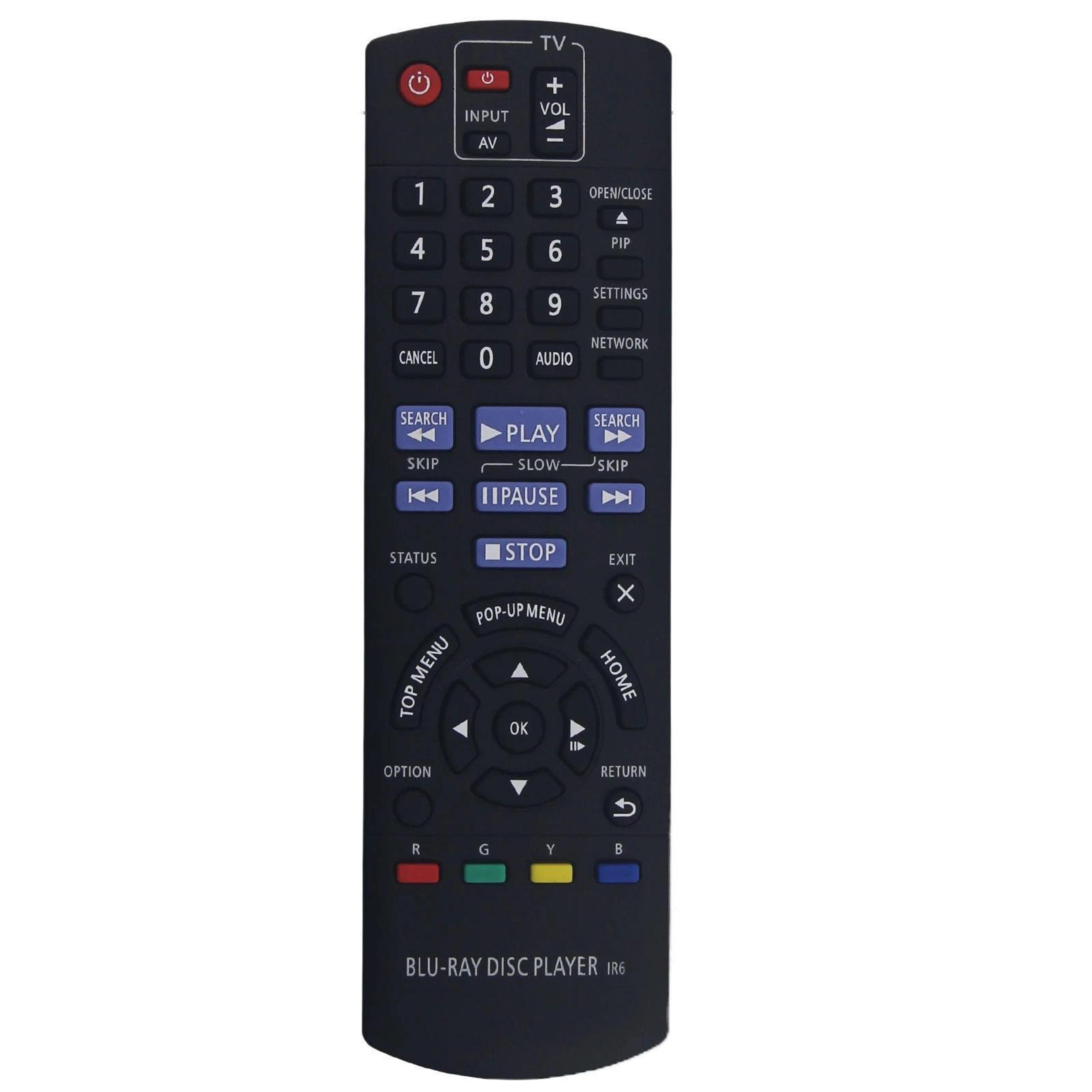 panasonic compatible blu-ray dvd replacement remote control for home theater systems
