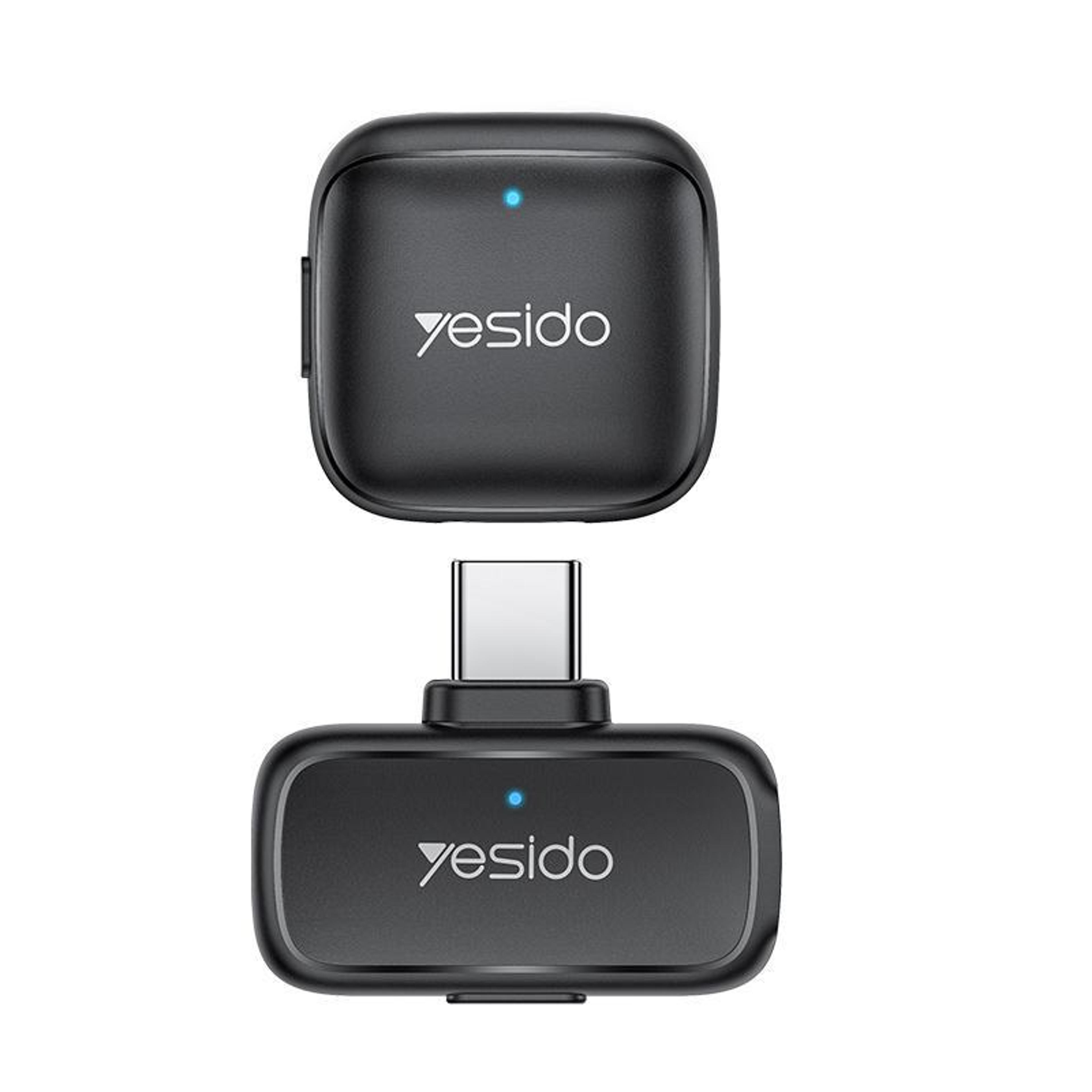 wireless lavalier microphone with noise reduction and usb-c receiver