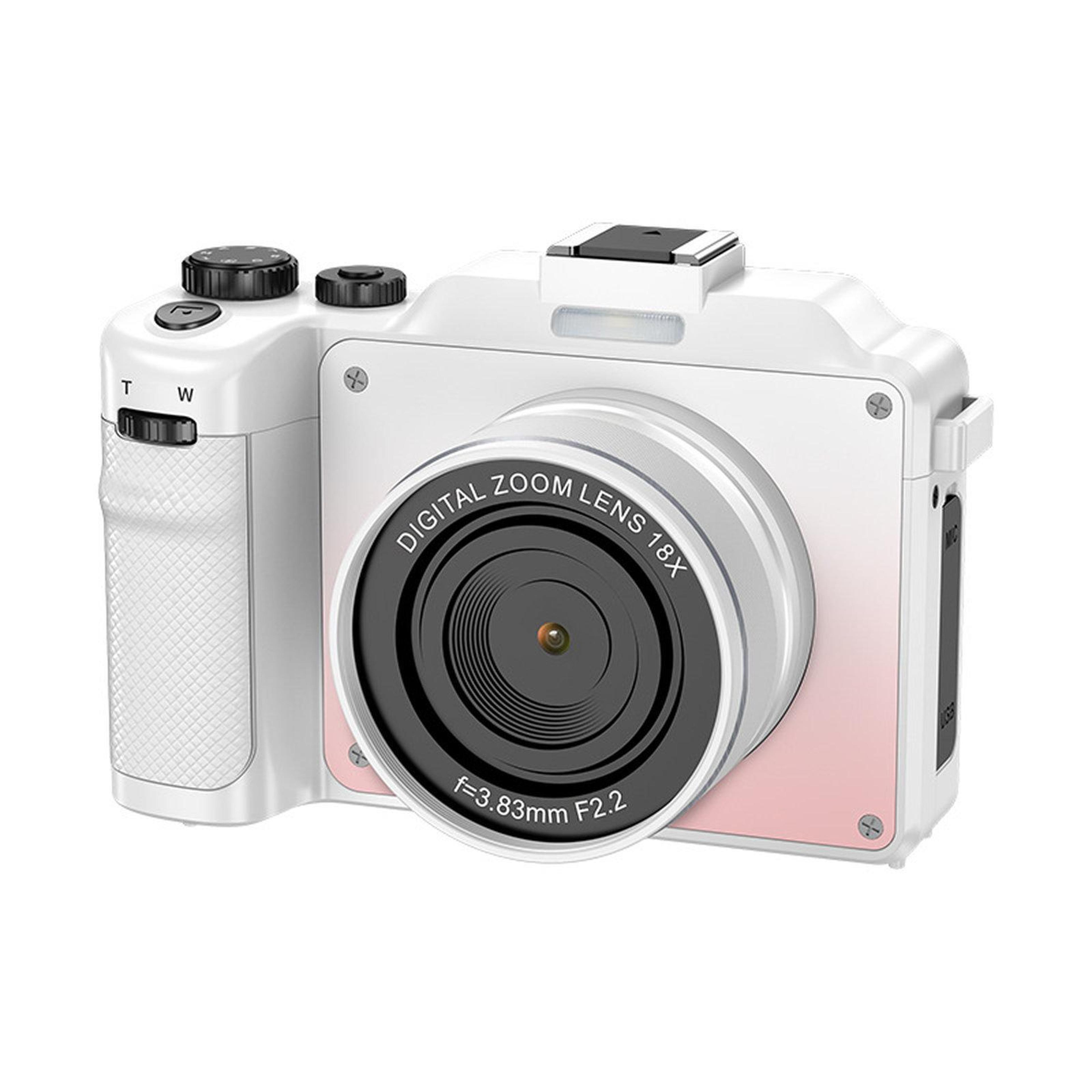 80mp 8k digital camera with wifi, dual lens autofocus and 18x zoom for vlogging