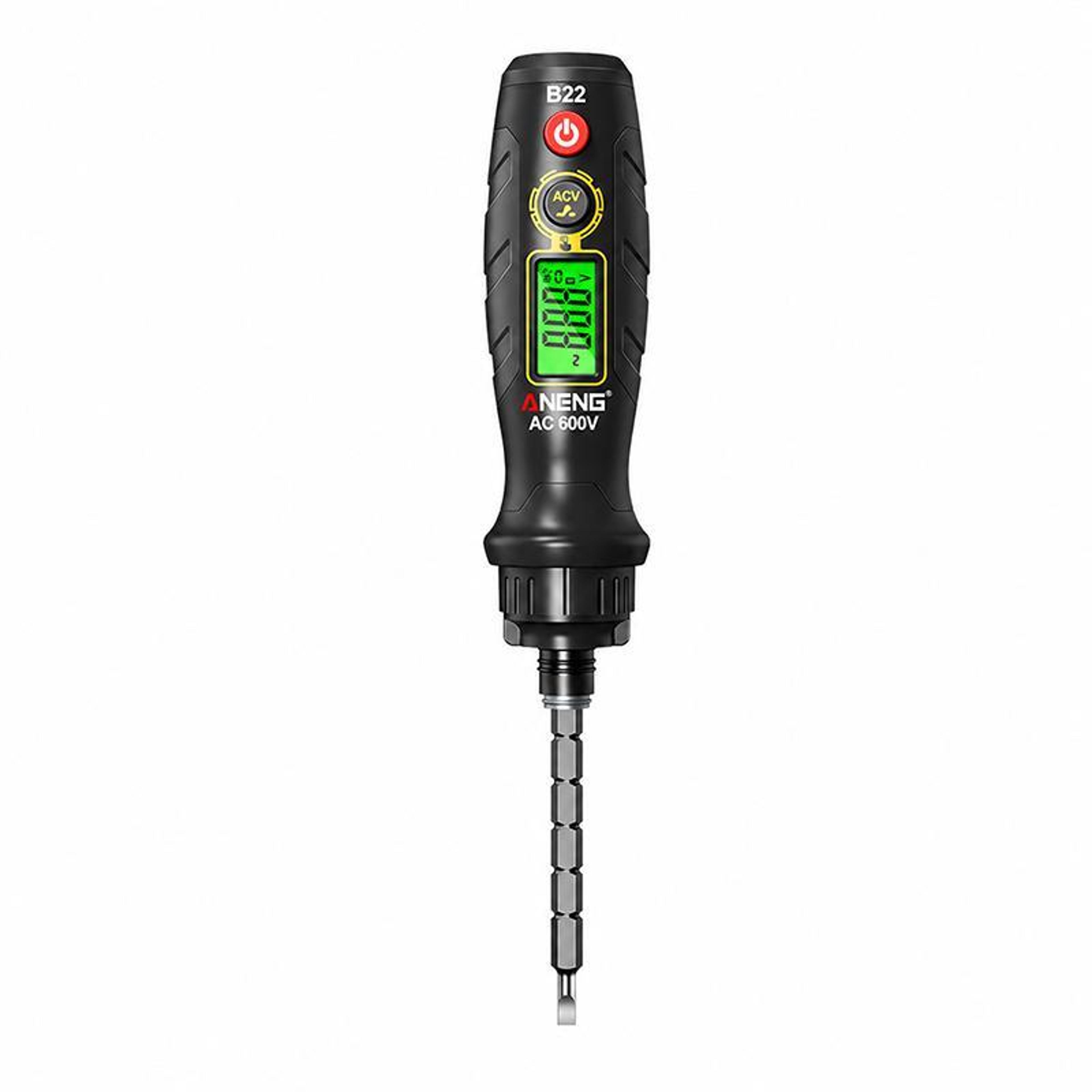 b22 non-contact voltage tester and ratchet screwdriver with digital display