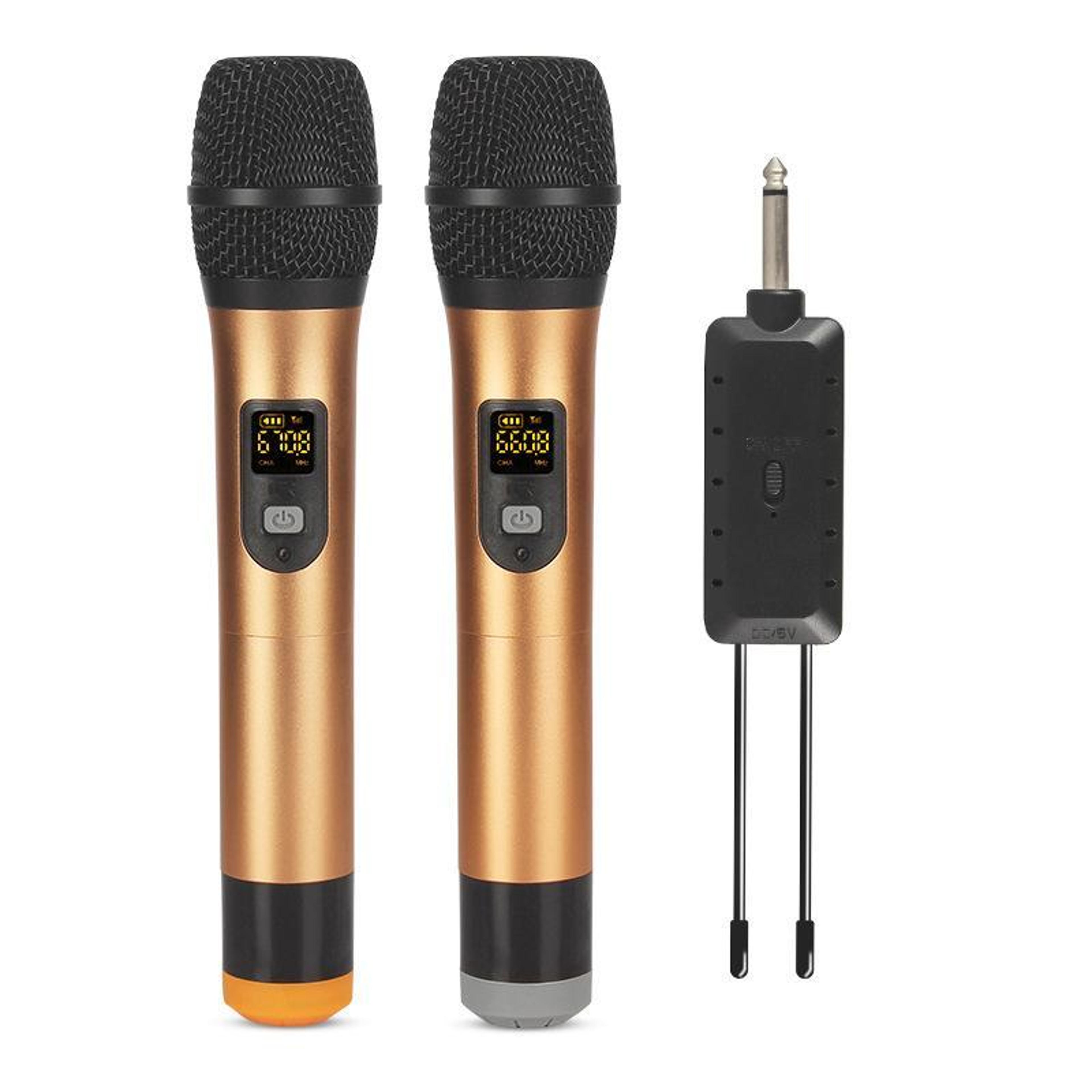 e11 uhf wireless microphone with rechargeable dynamic handheld mic and receiver