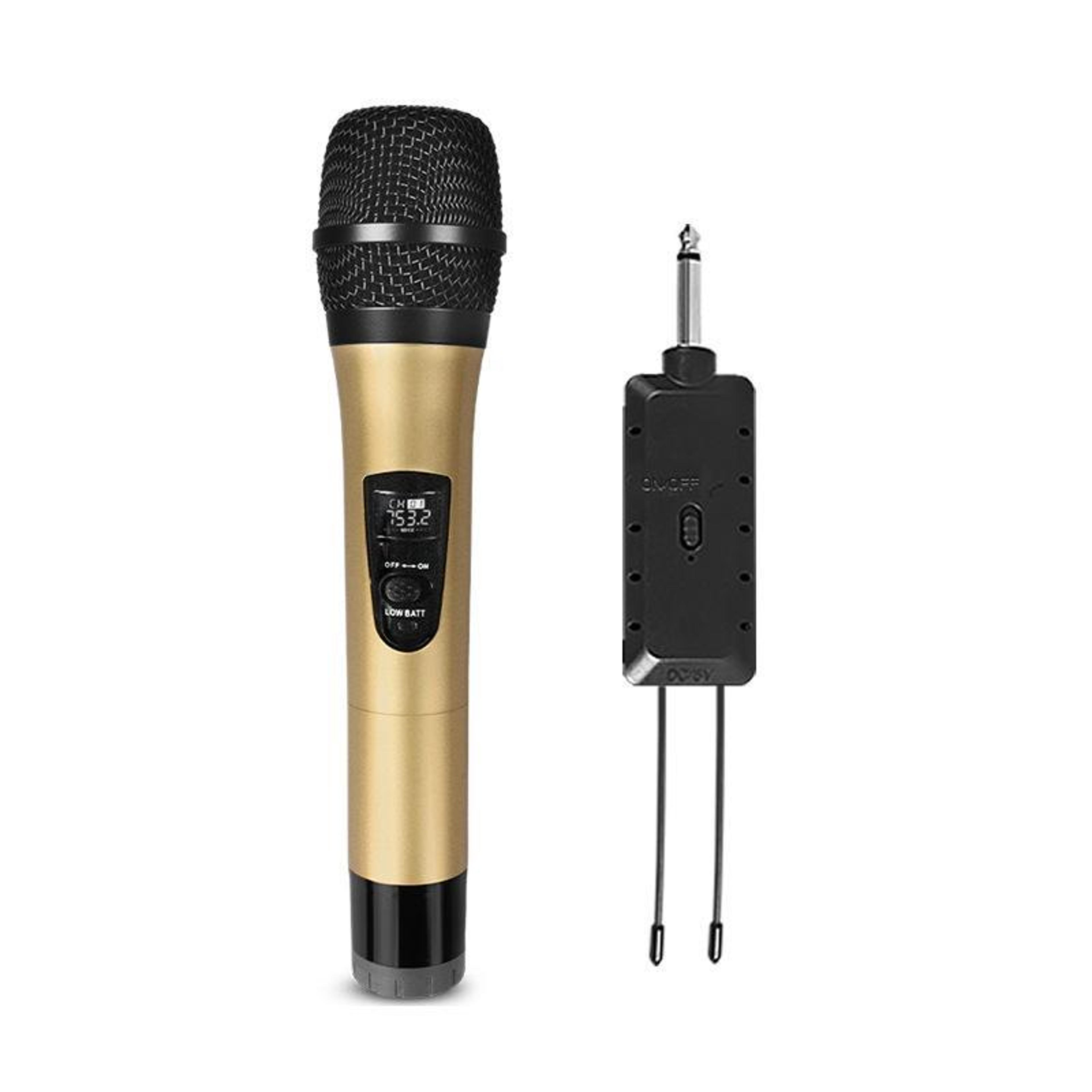 e8 vhf wireless microphone with noise reduction and 50m range