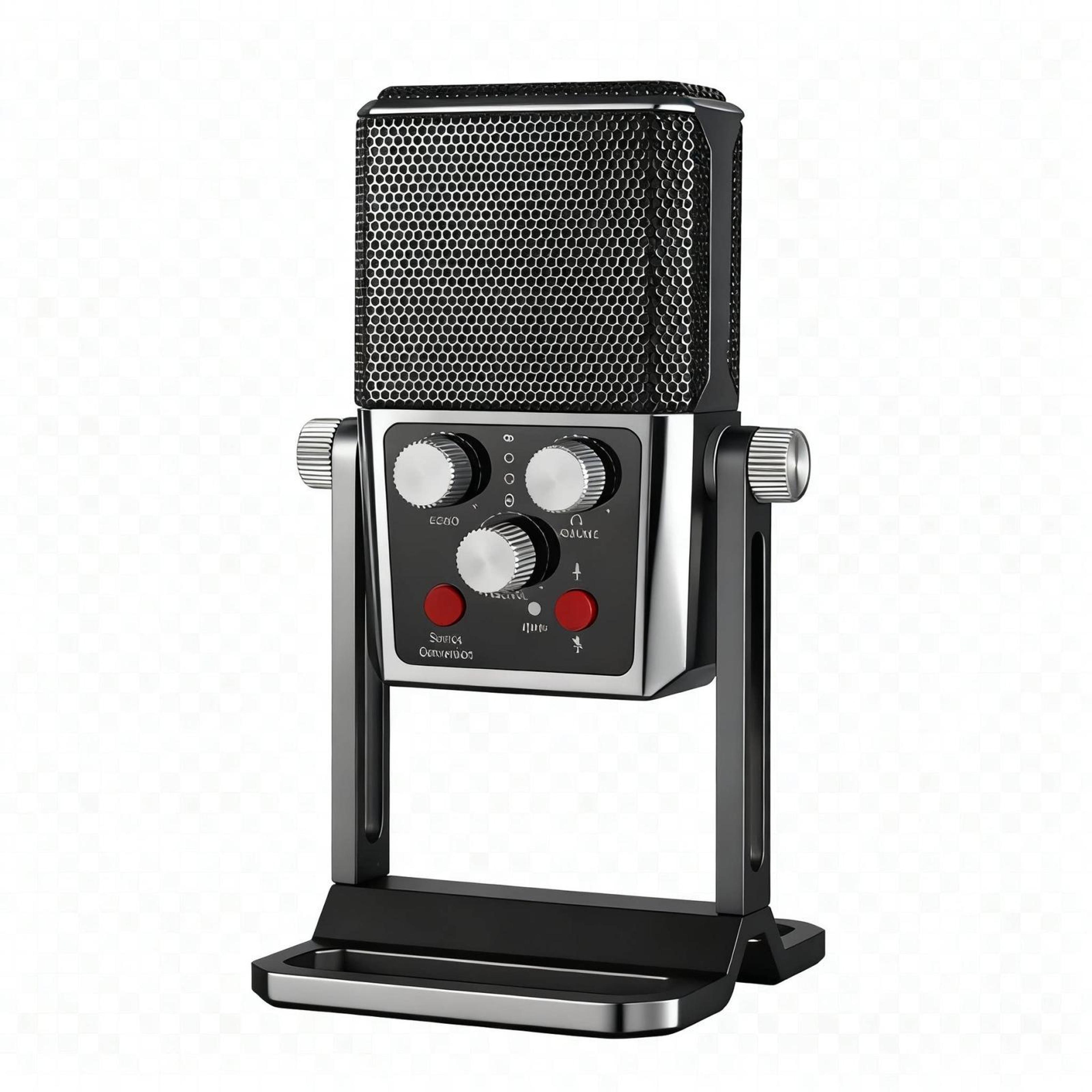 usb condenser microphone with 4 pickup patterns for asmr, podcasting and streaming