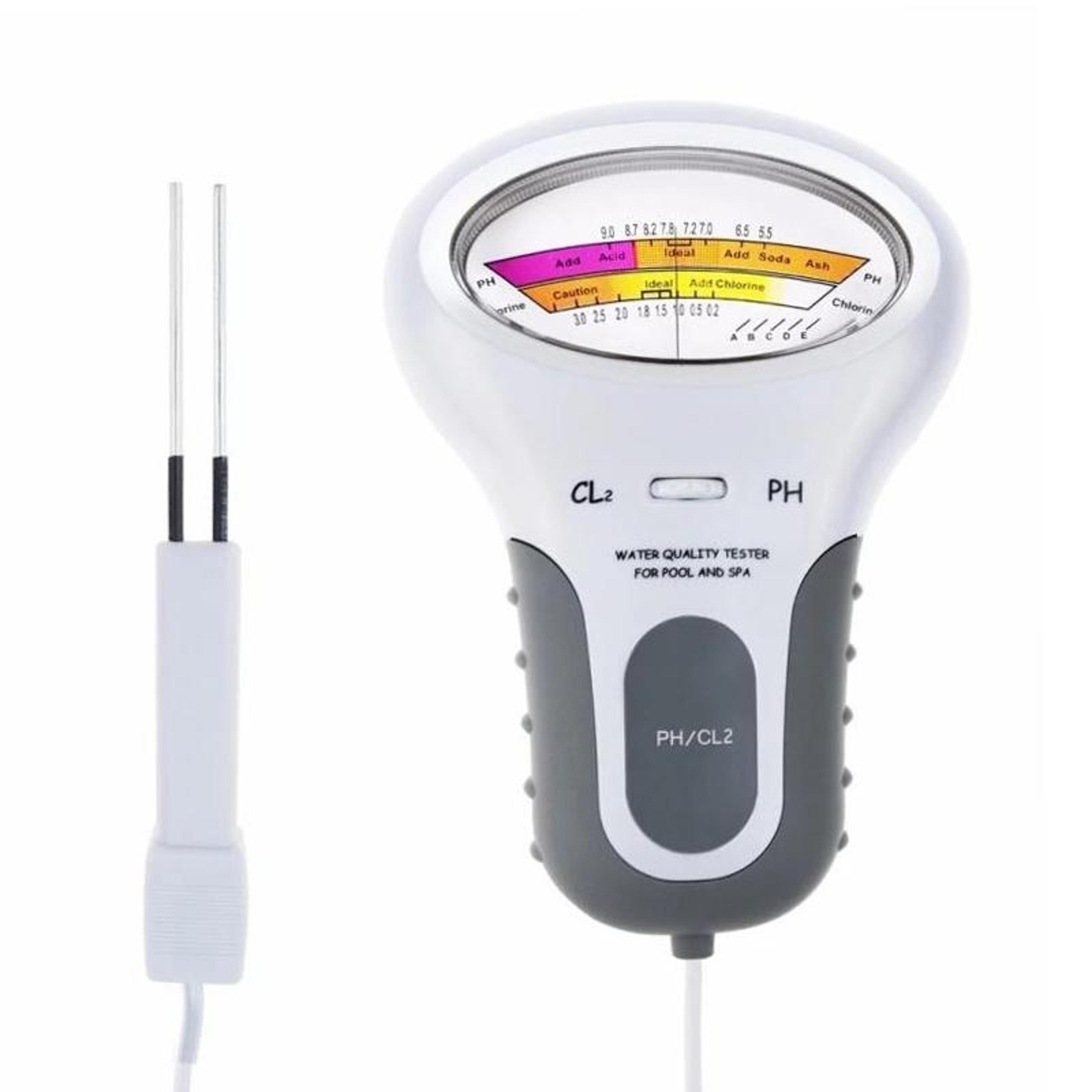 pool water tester with ph and chlorine tester probe for swimming pools and spas