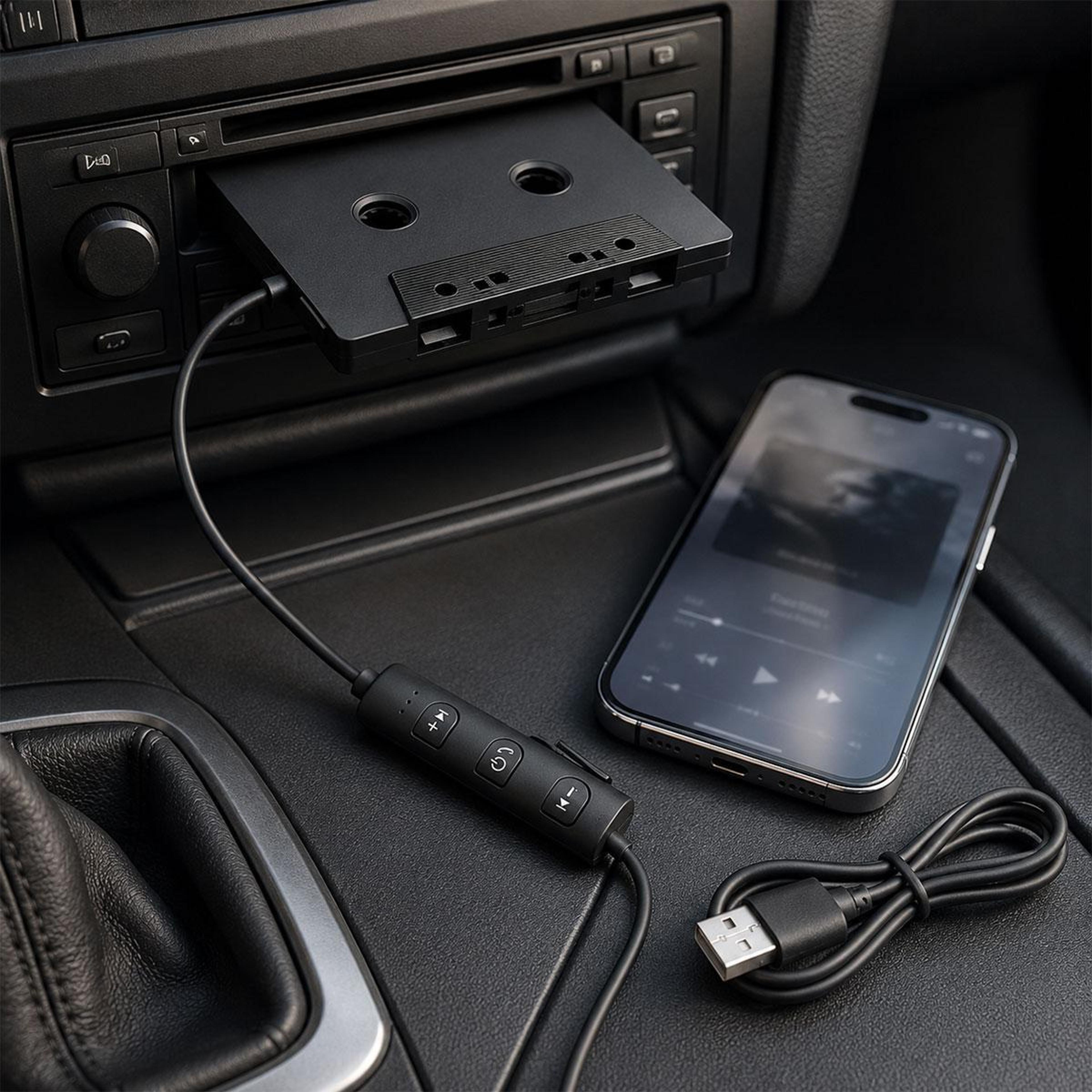 bluetooth cassette adapter 5.1 wireless car mp3 audio converter