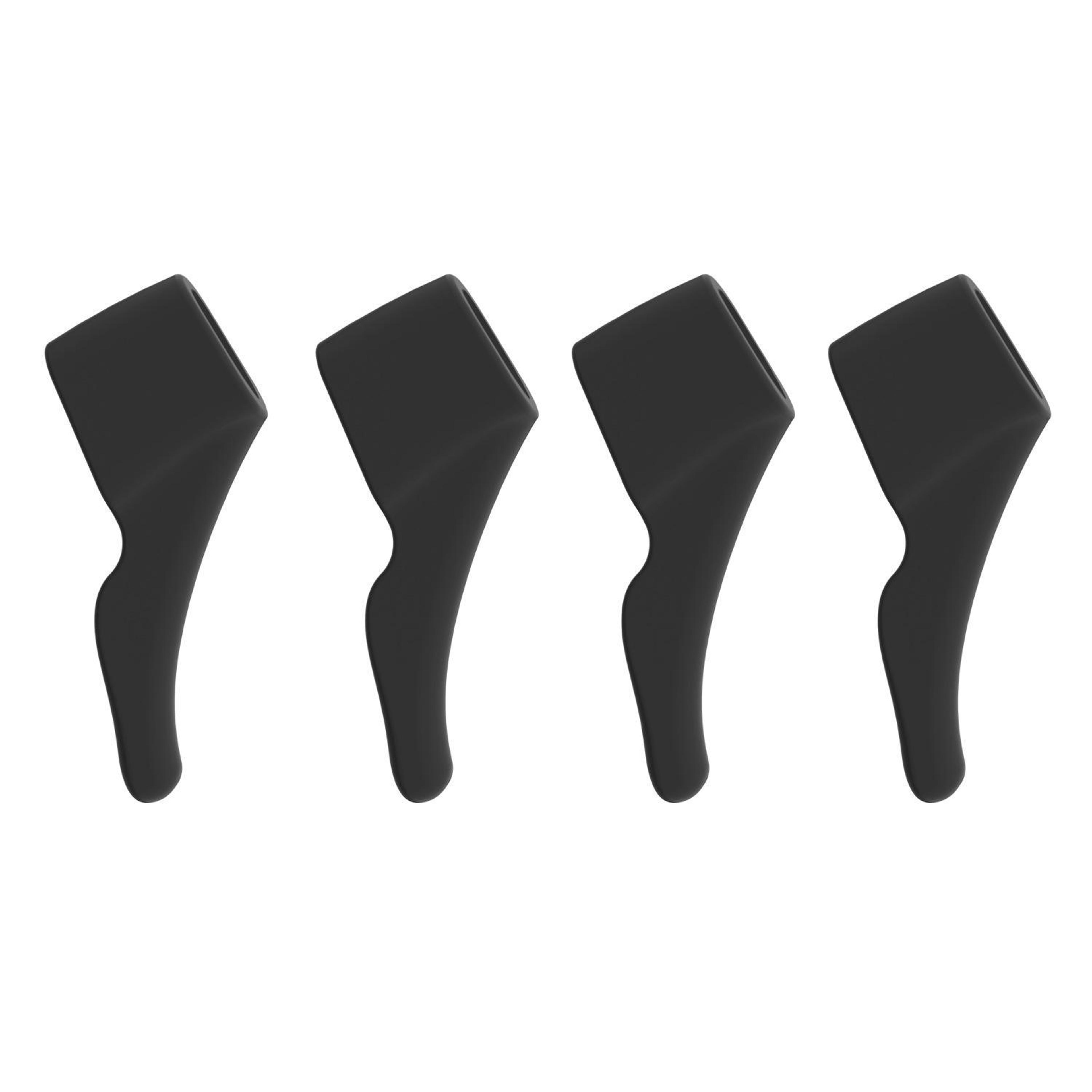 4pcs silicone anti-slip ear hooks for smart glasses, universal comfort ear grips