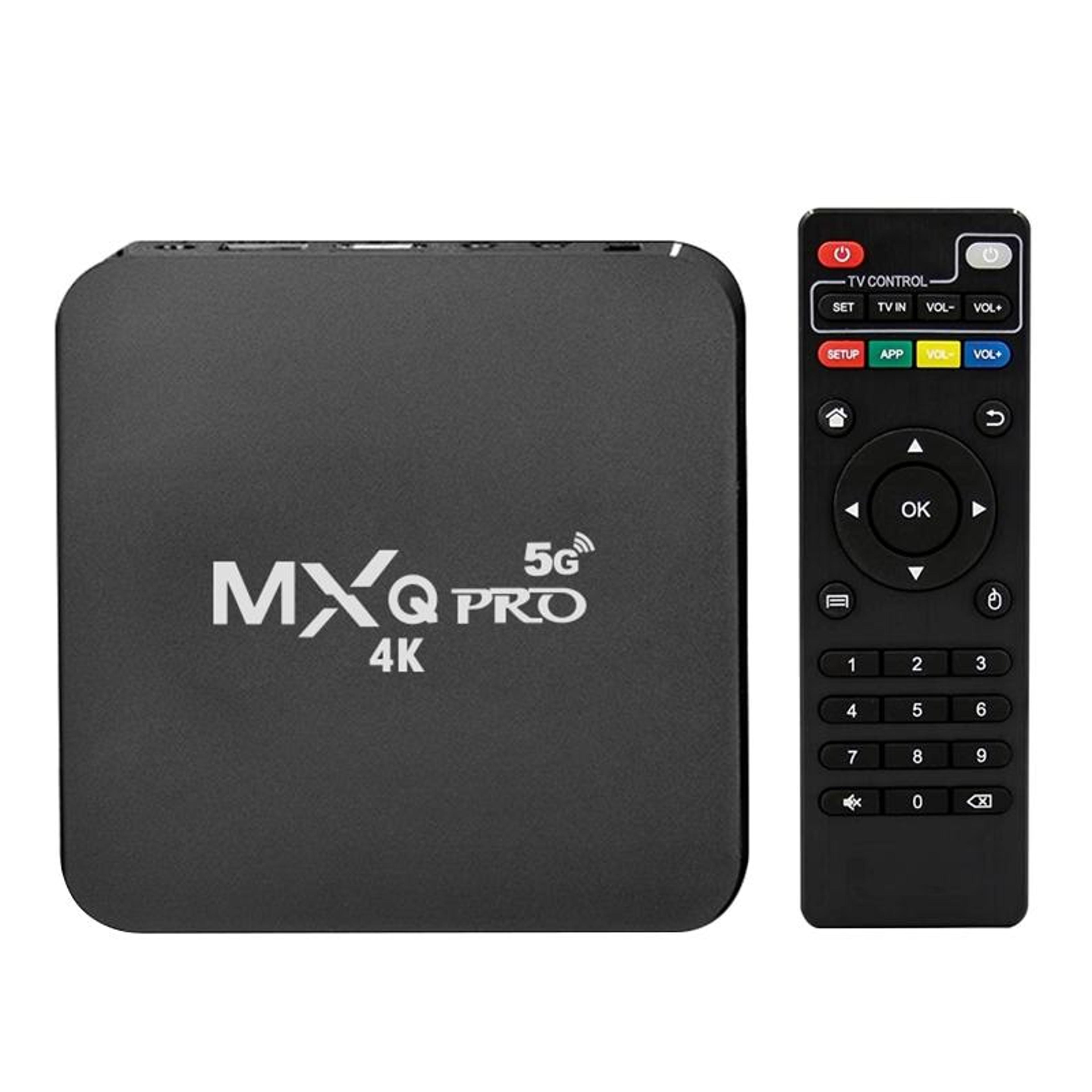 mxq pro 5g android tv box 1gb 8gb quad core full hd media player with remote