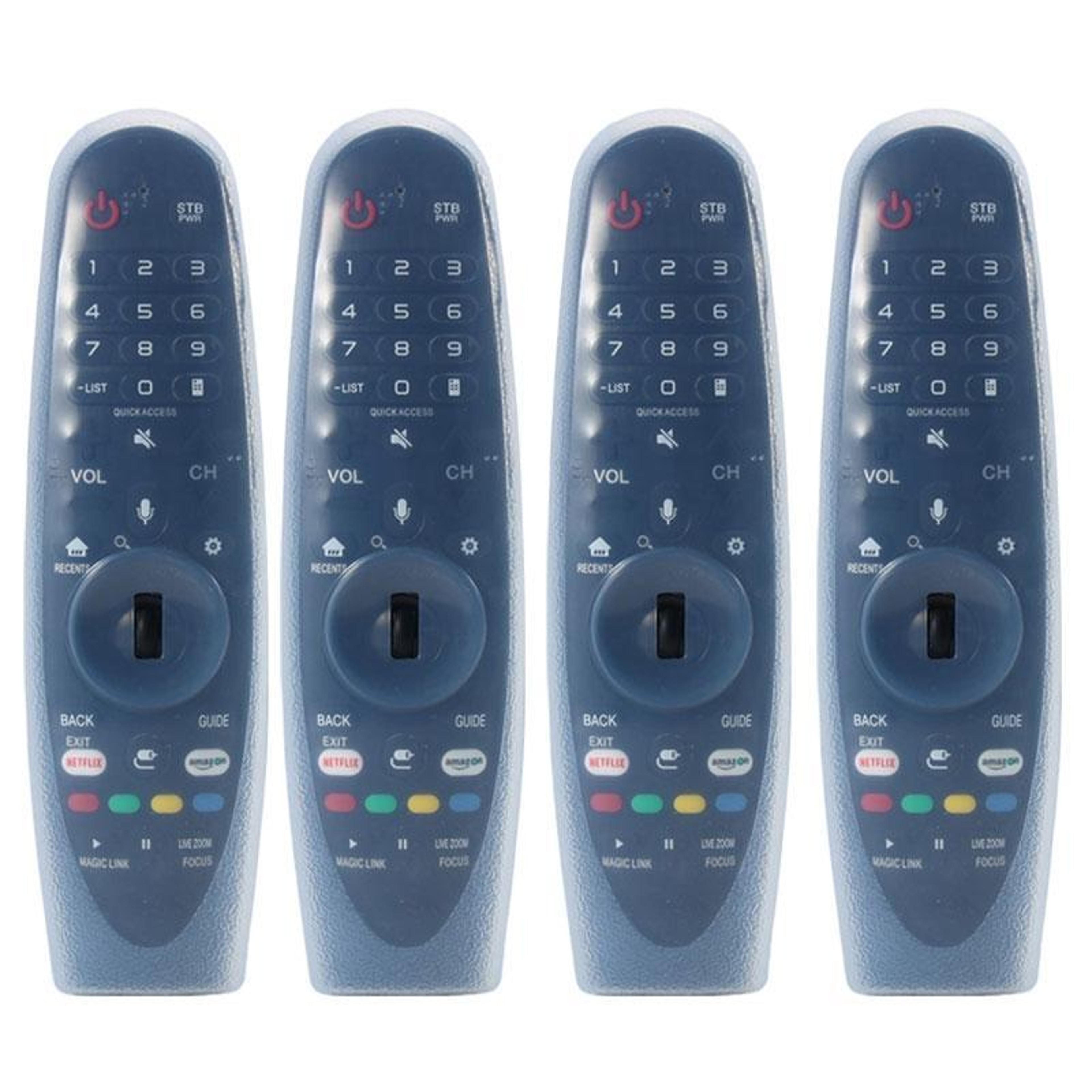 4pcs lg magic remote silicone case for mr600 mr650 with shockproof drop protection