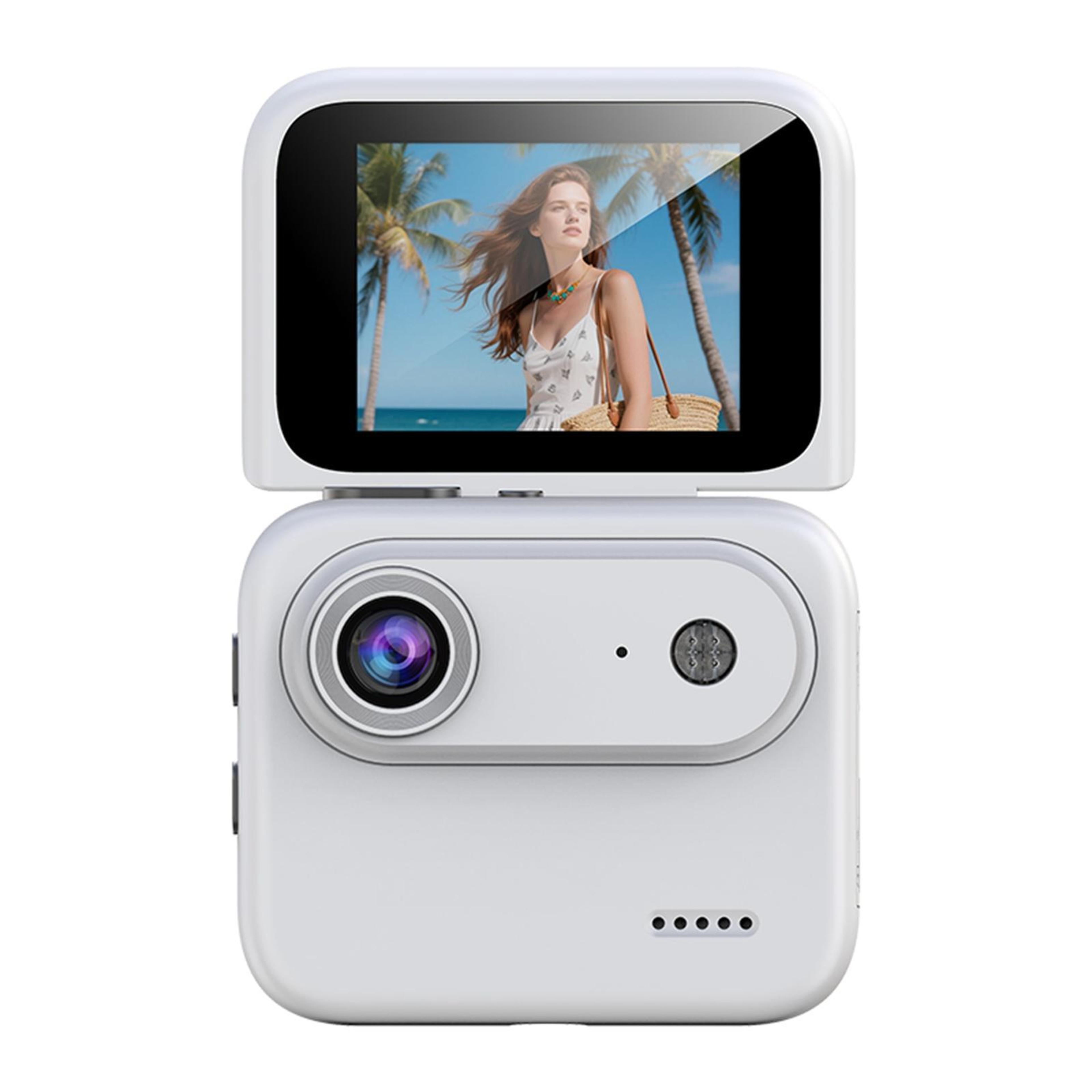 4k action camera with 2 inch reversible screen and 140 degree wide angle camera