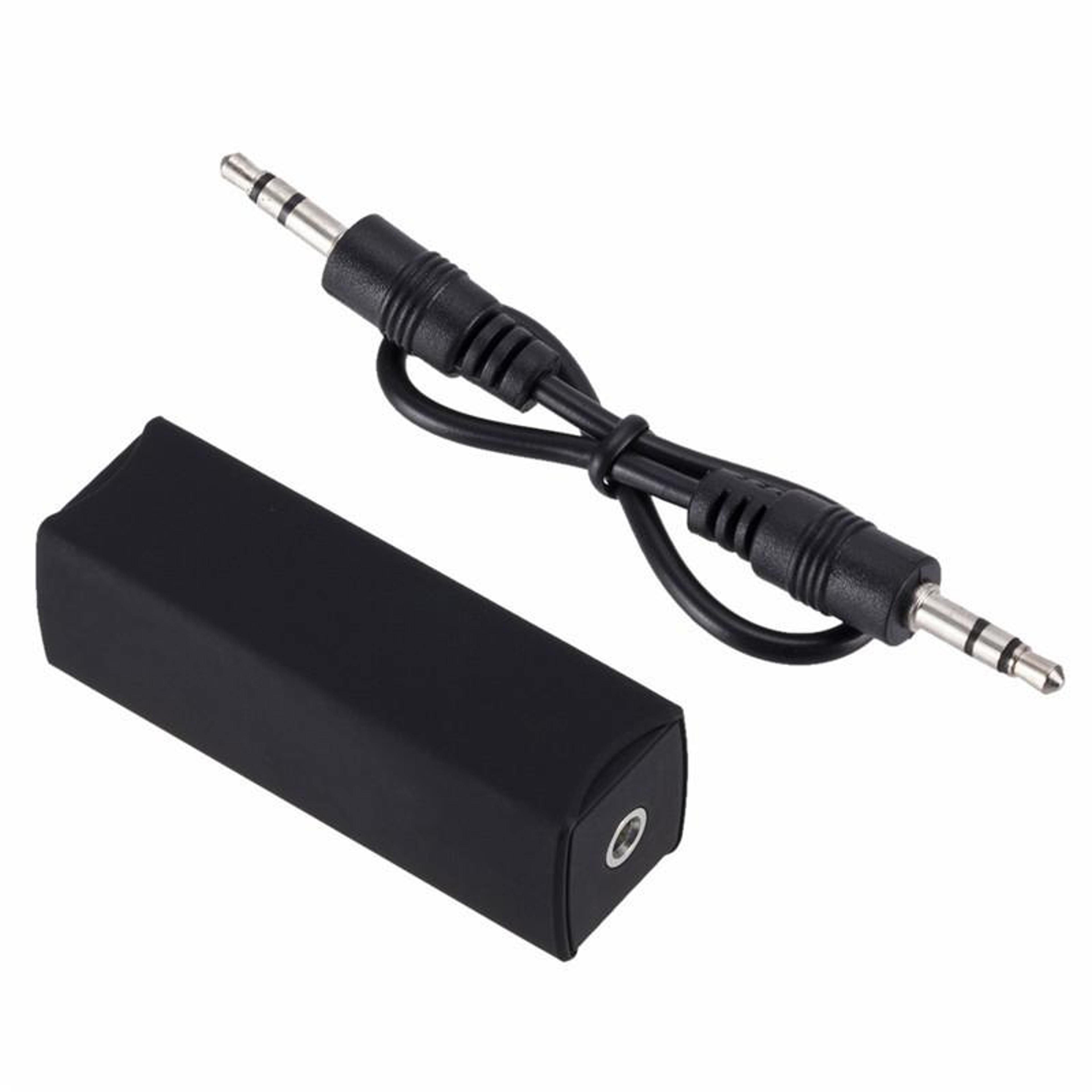3.5mm ground loop noise isolator for car audio and home stereo hum & buzz reduction
