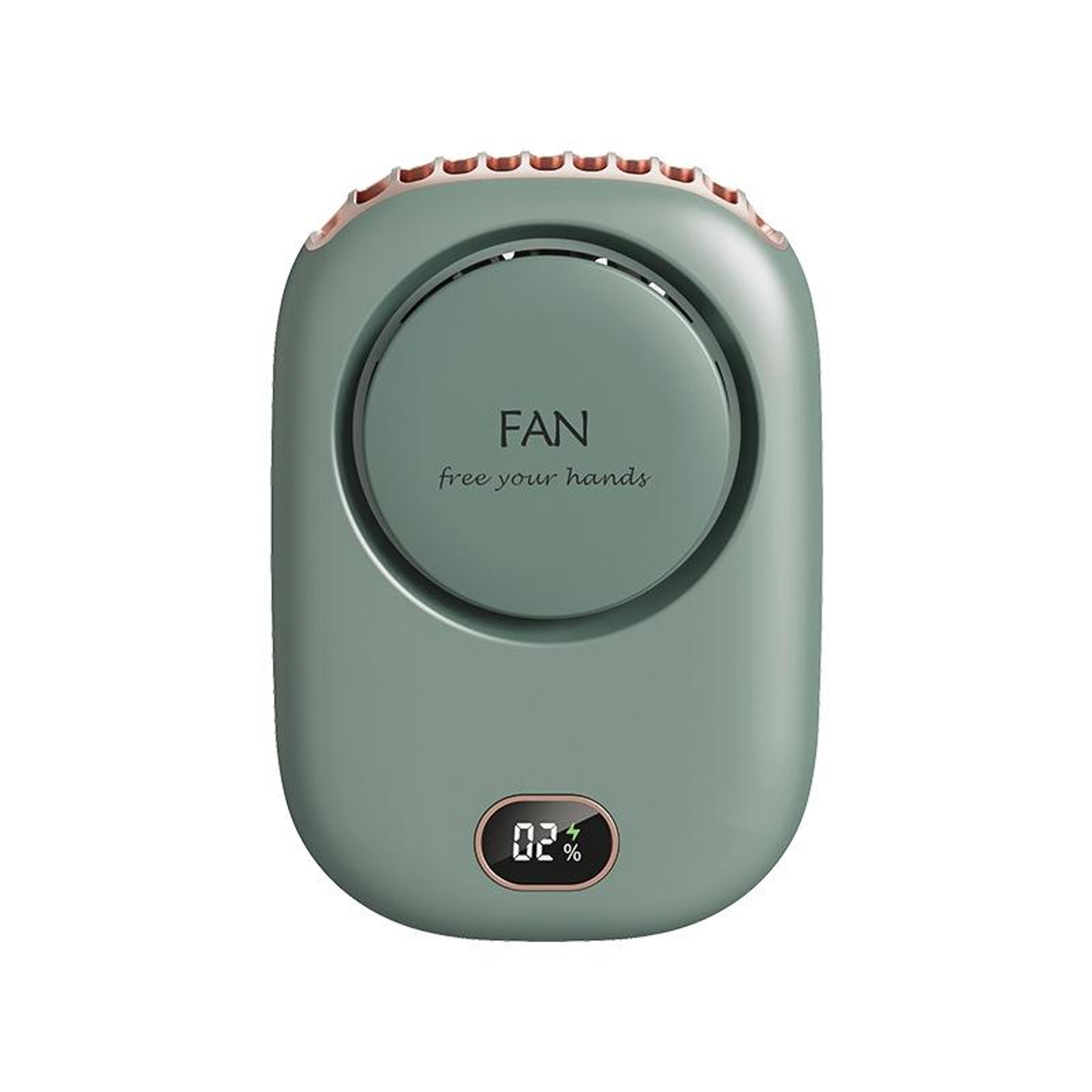 portable neck fan with 3 speeds, usb rechargeable fan and desktop cooling