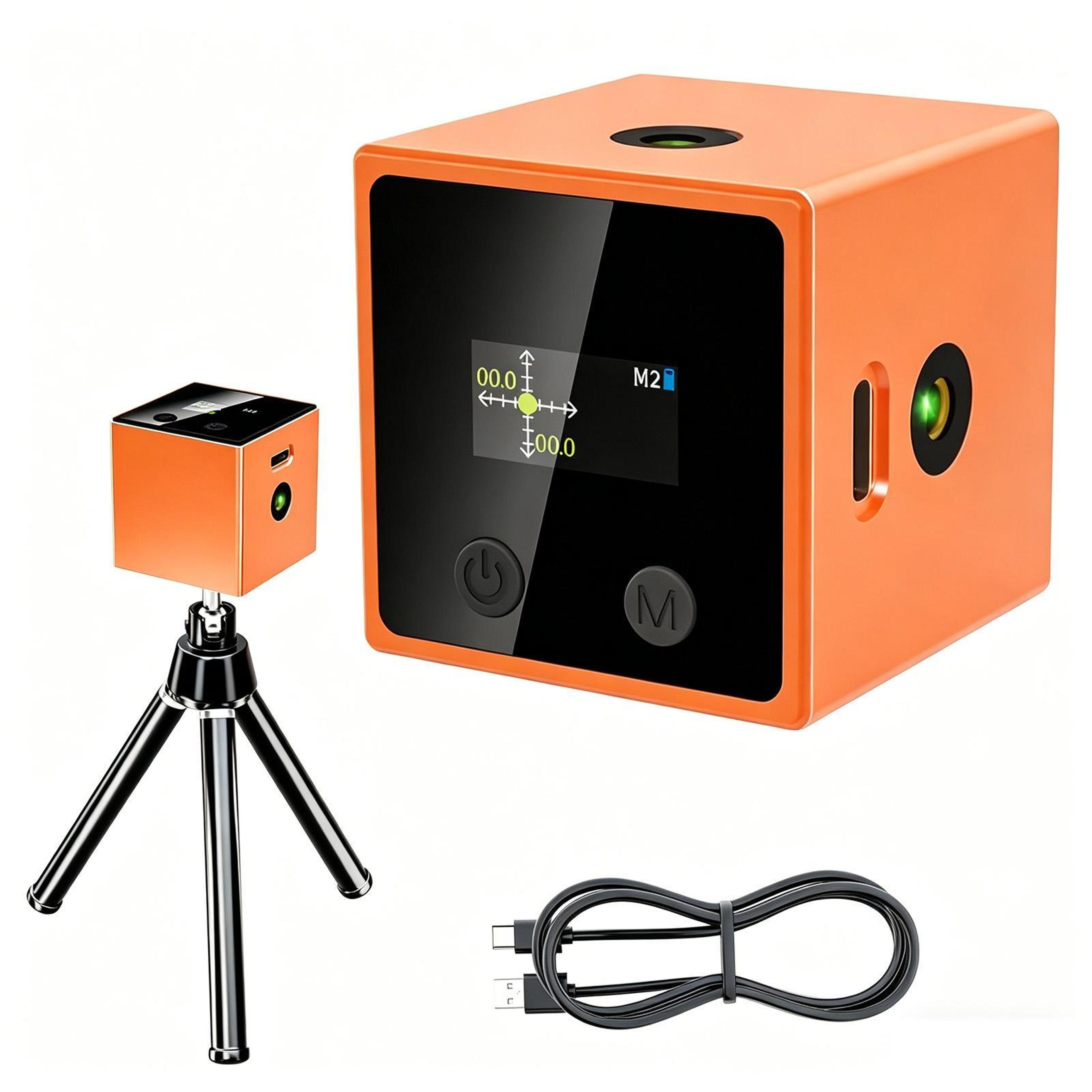 3-in-1 laser level with digital angle finder, dual laser lines and magnetic base