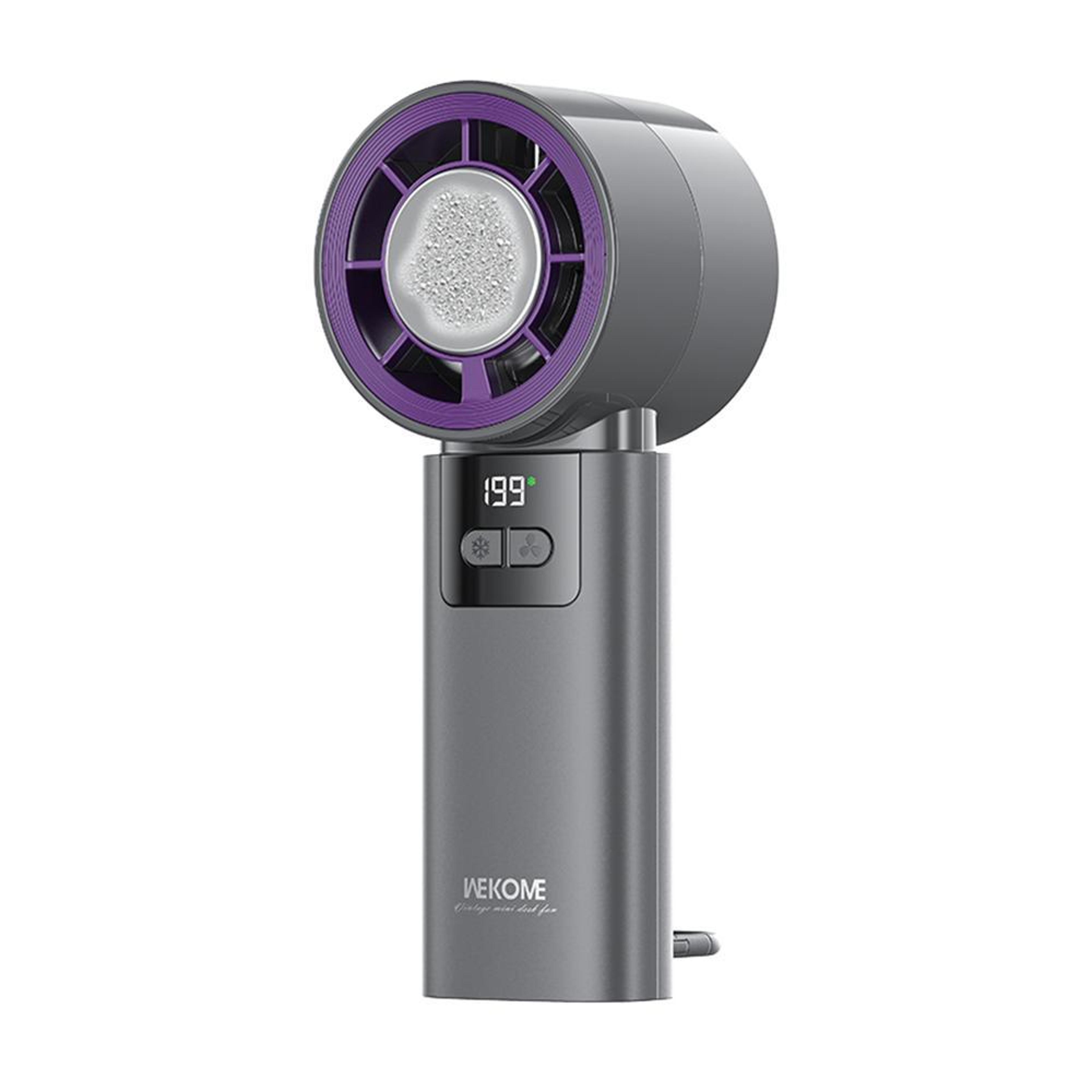 portable handheld fan with 200-speed control, 3600mah rechargeable battery