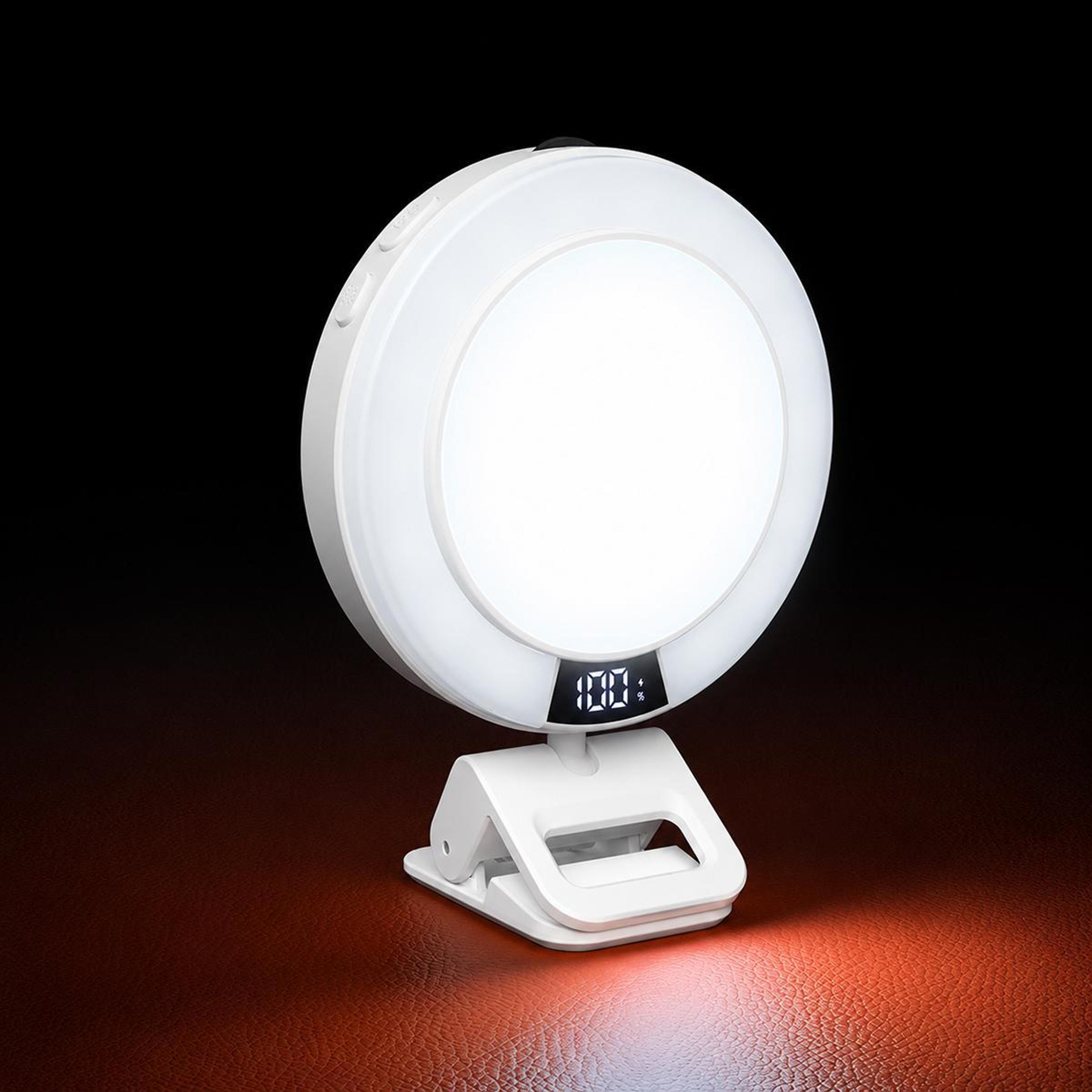 video light for photography and live streaming with 2800k–6500k adjustable fill light